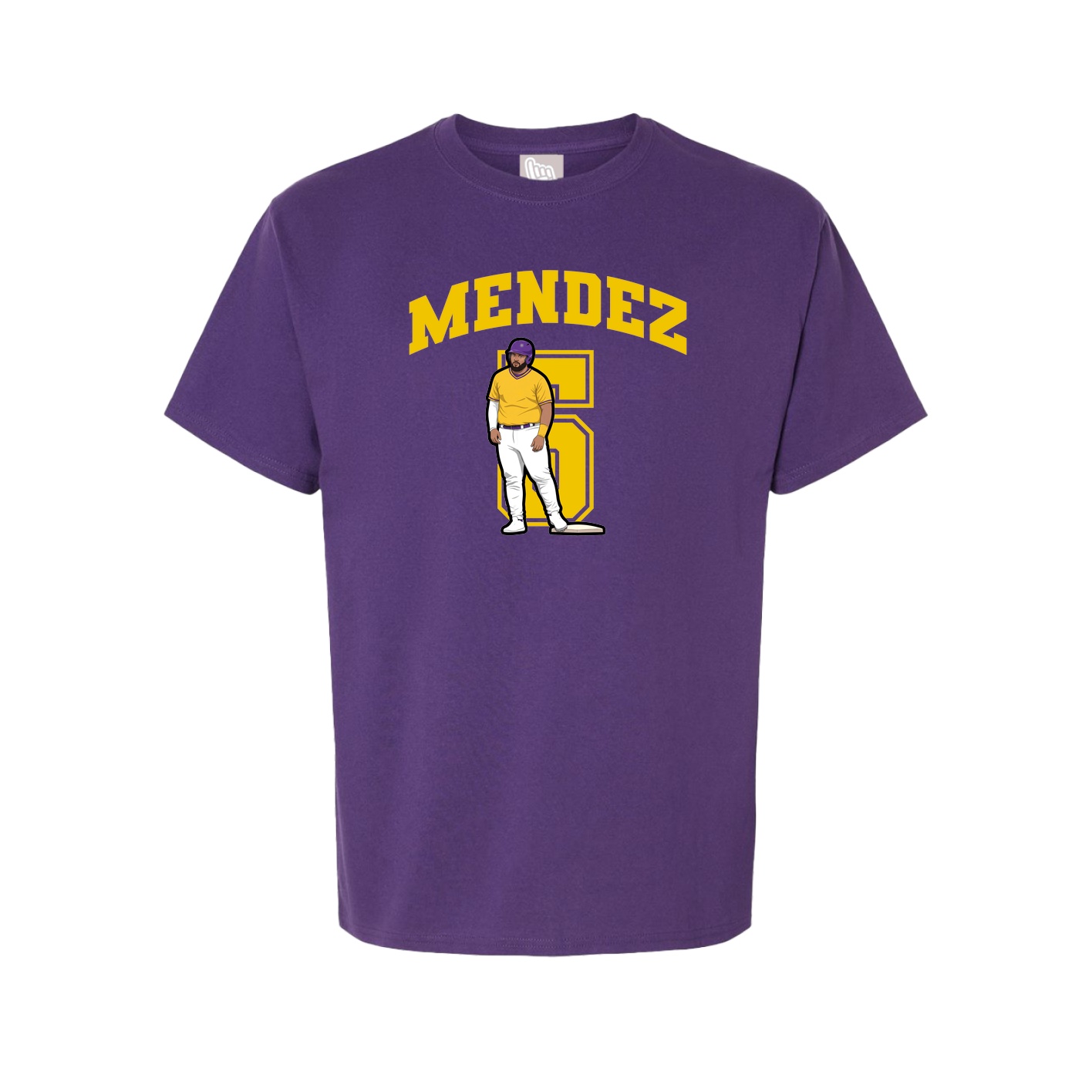 Youth Tee — Number in Purple