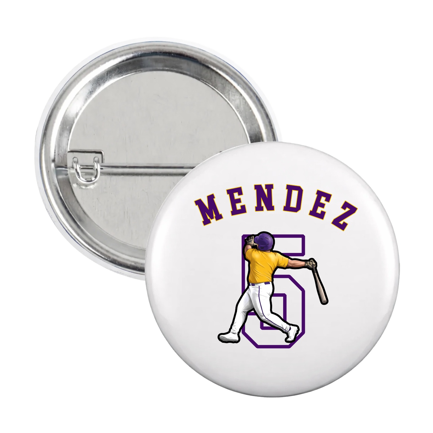 Game Day Button — Shirsey Arch in White