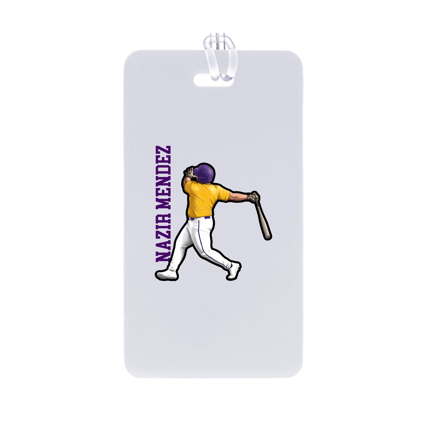 Bag Tag — Name Vertical in Classic