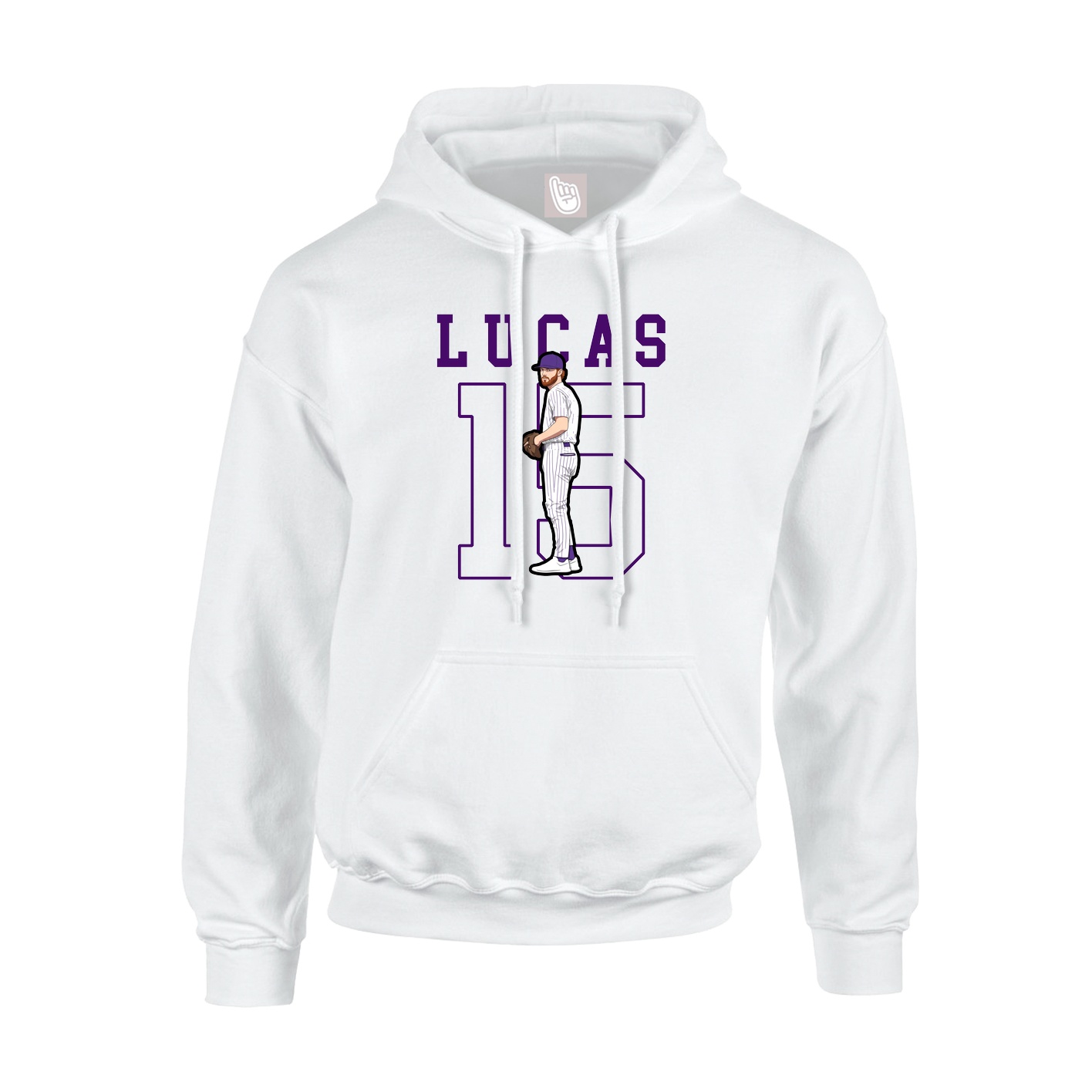 Hoodie — Shirsey in White