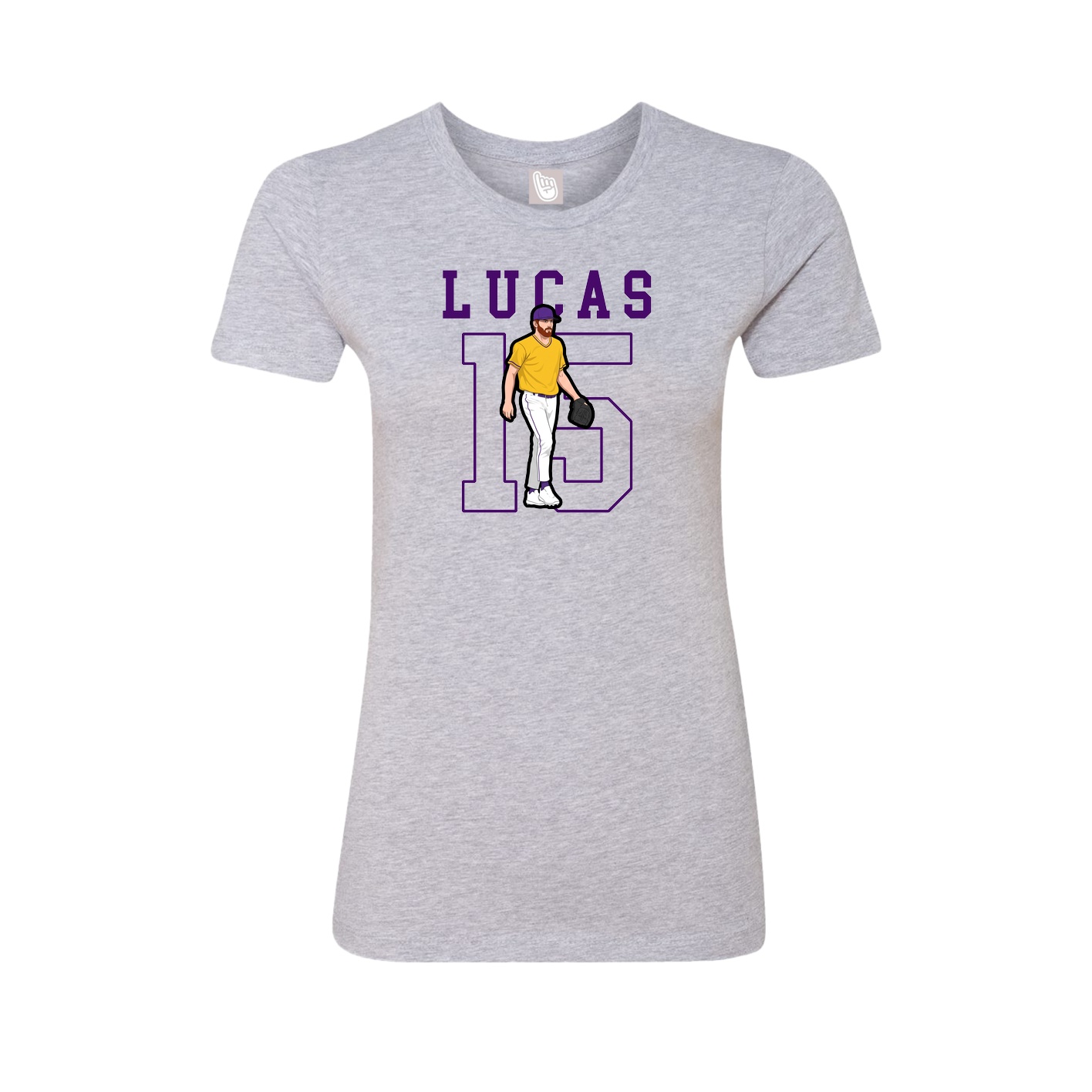 Fitted Women's Tee — Shirsey in Grey