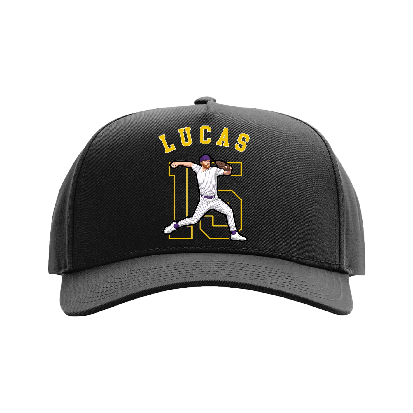 Full Fabric Five-Panel Champ Cap