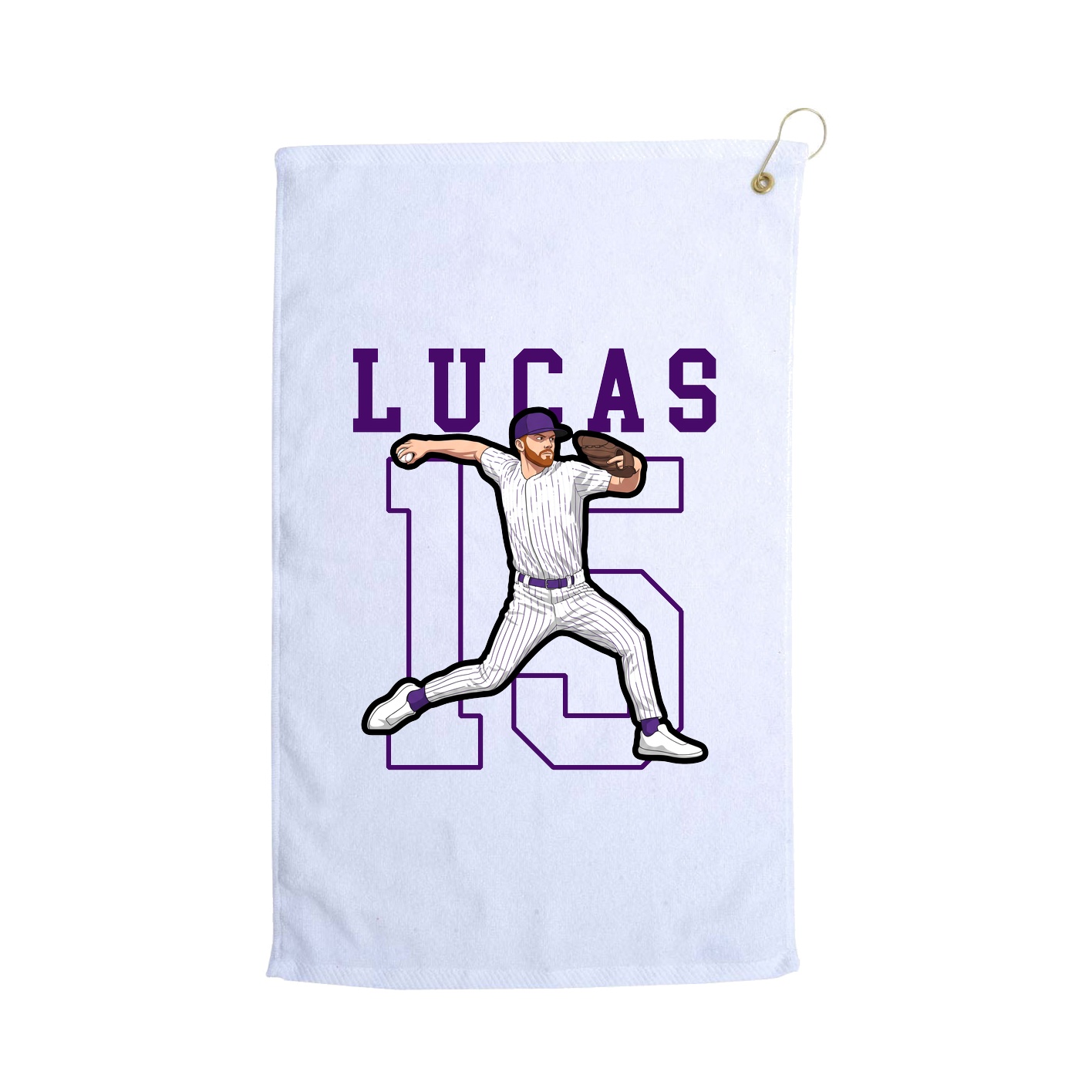 Golf Towel — Shirsey in White