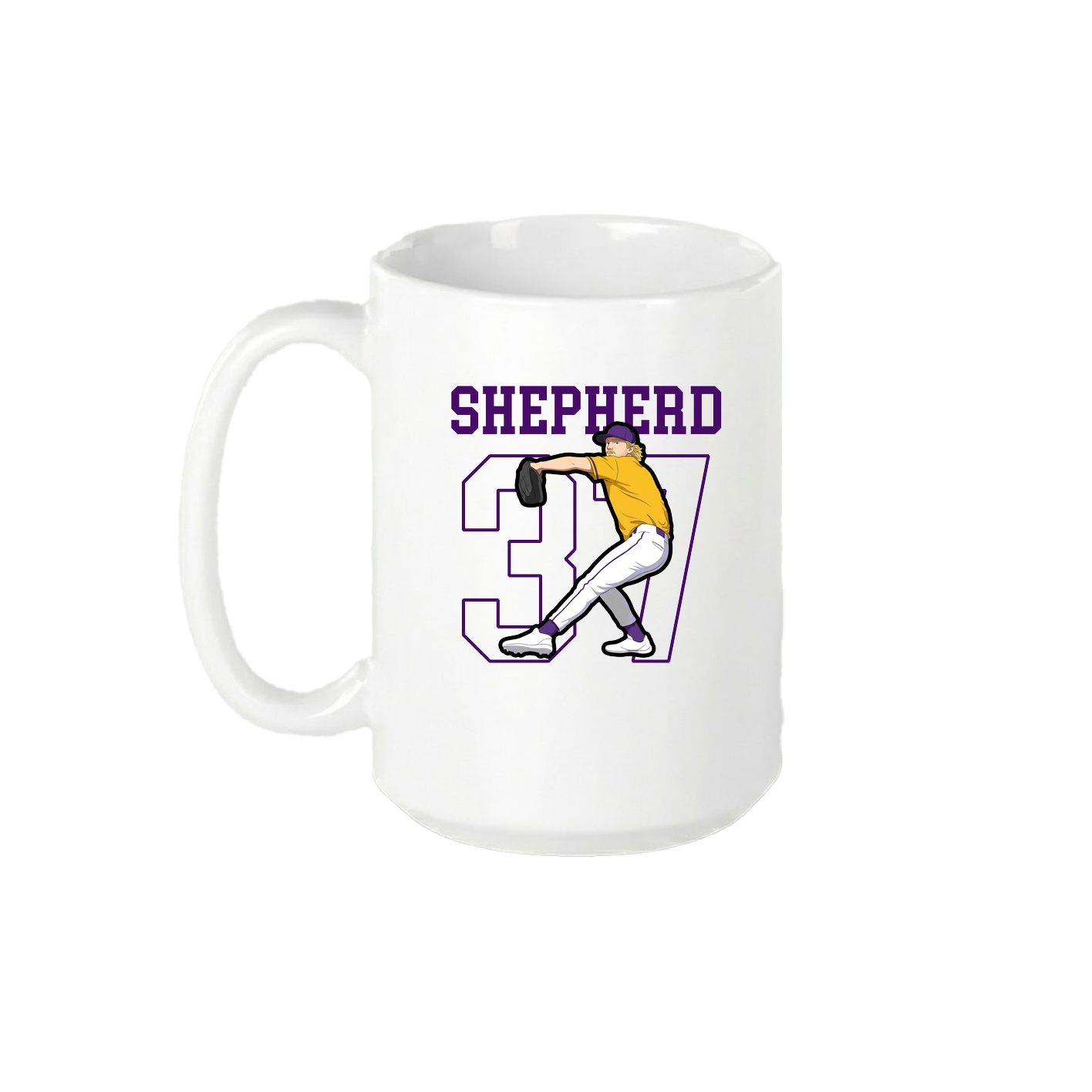 15oz Coffee Mug — Shirsey in White