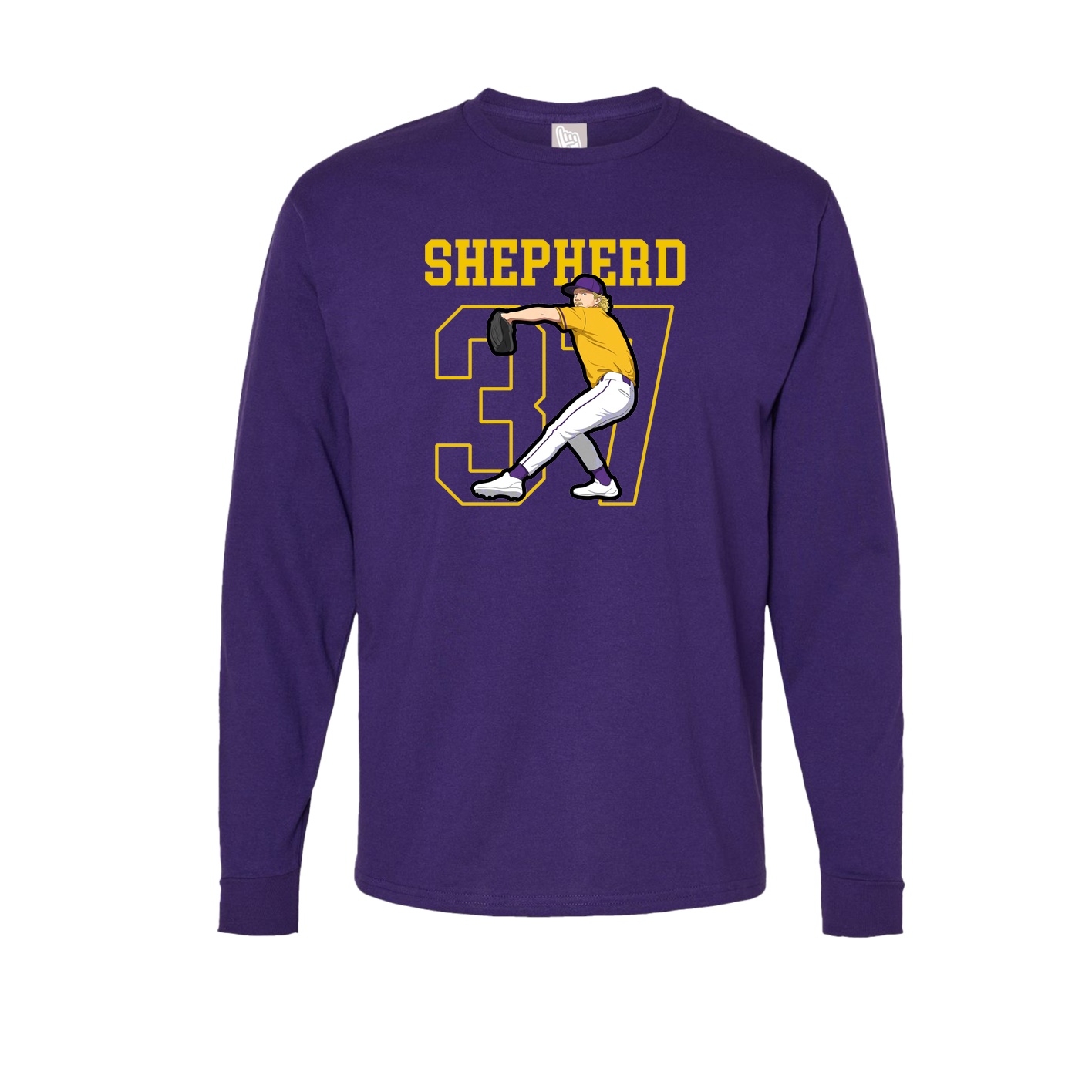 Long Sleeve Tee — Shirsey in Purple