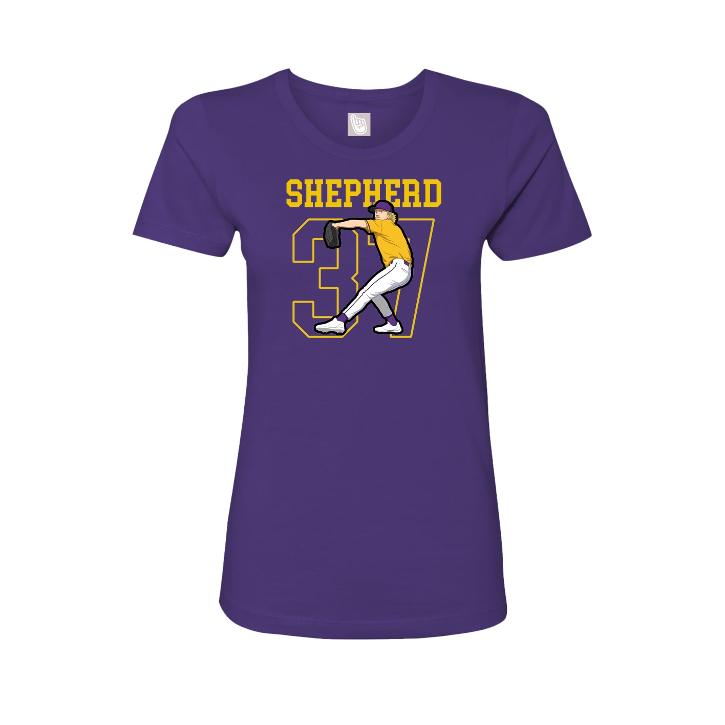 Fitted Women's Tee — Shirsey in Purple