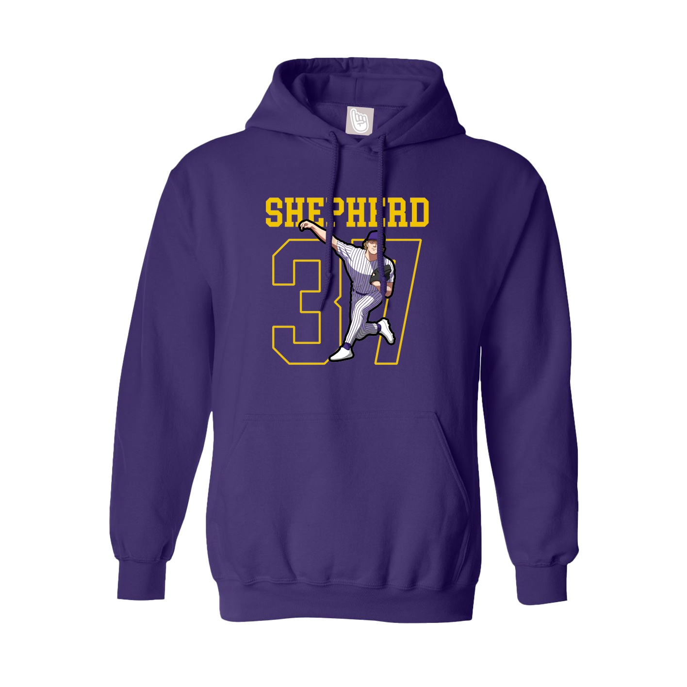 Hoodie — Shirsey in Purple