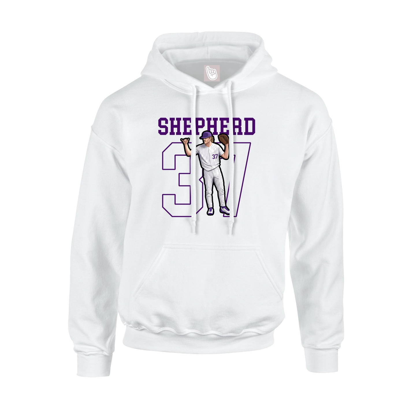 Hoodie — Shirsey in White