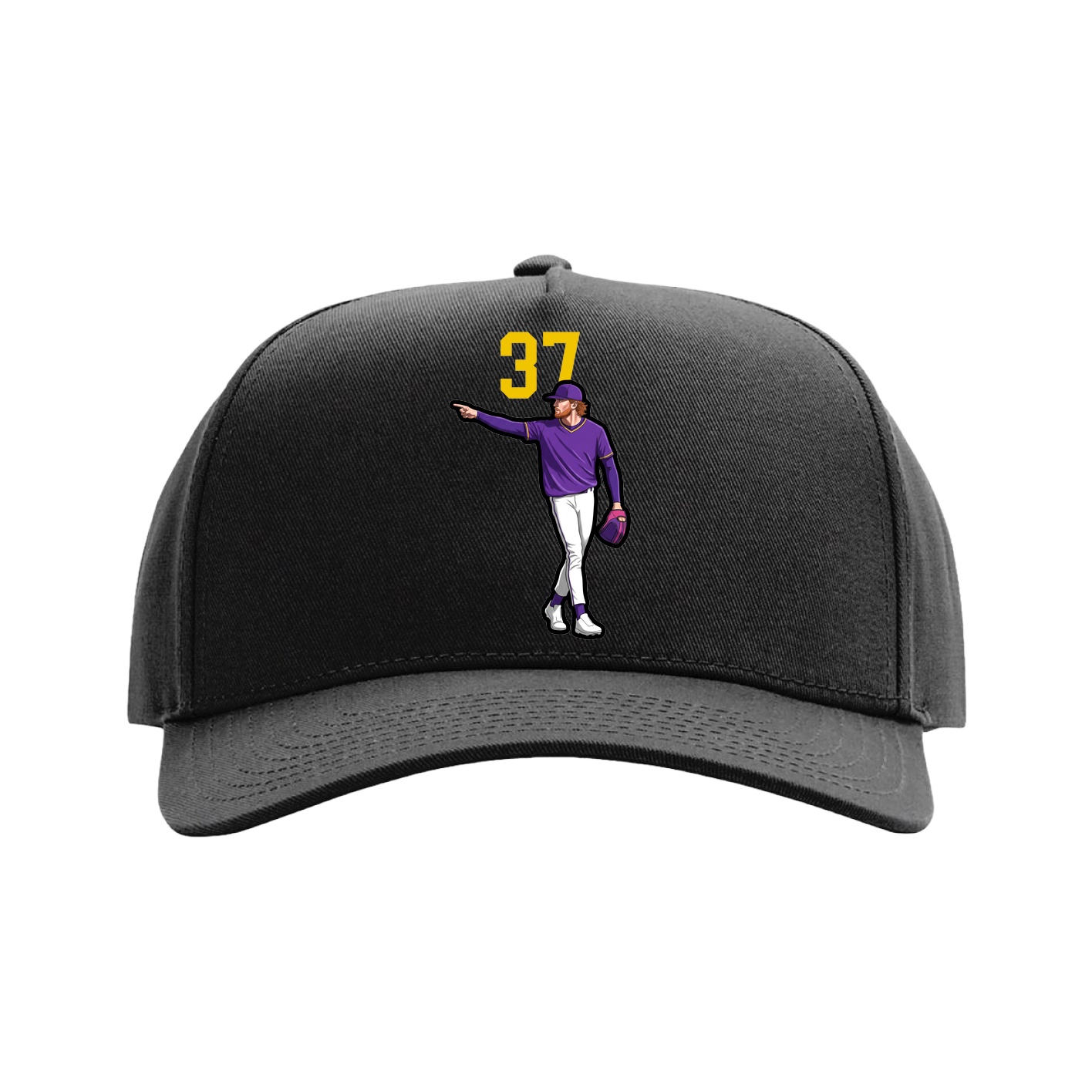 Full Fabric Five-Panel Champ Cap