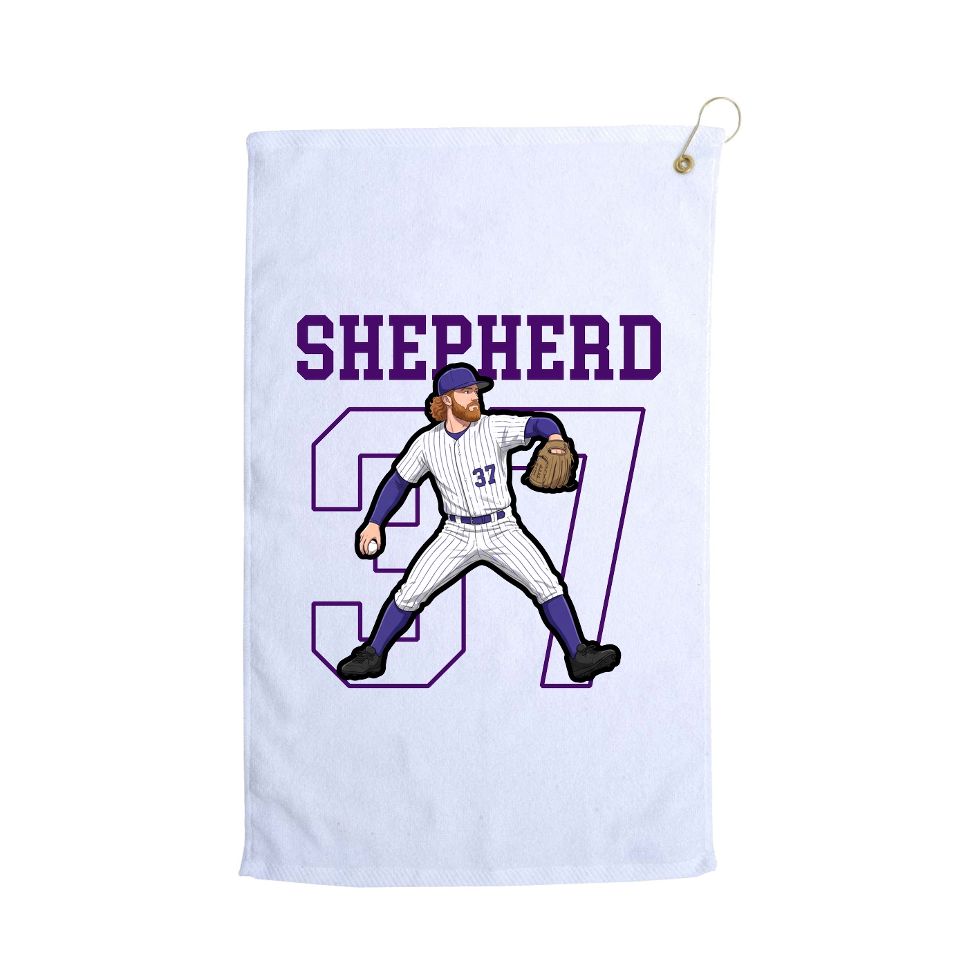 Golf Towel — Shirsey in White