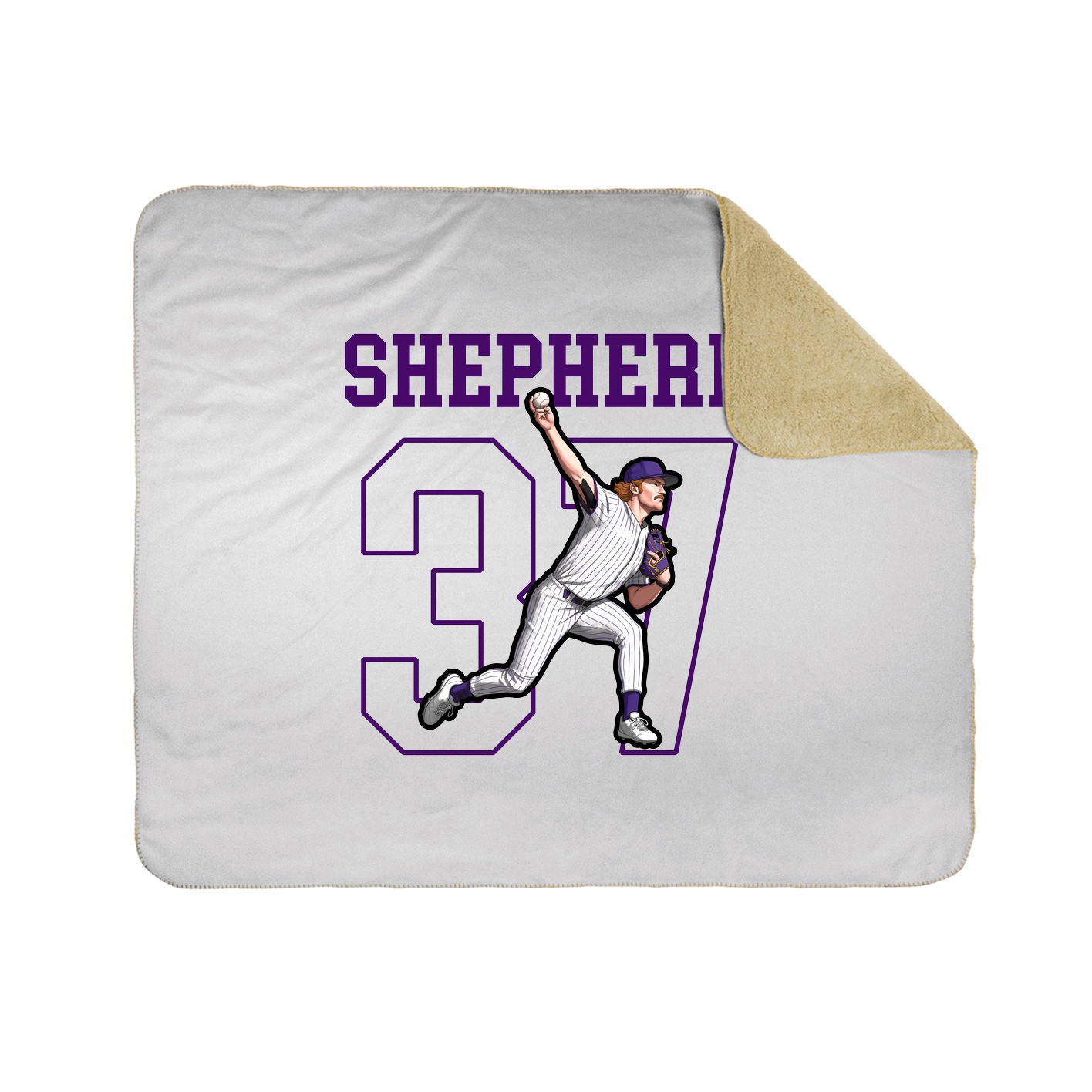 Throw Blanket — Shirsey in White