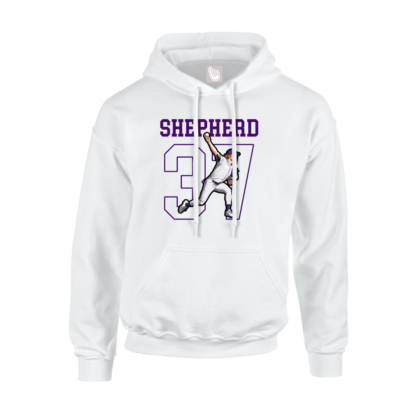 Hoodie — Shirsey in White