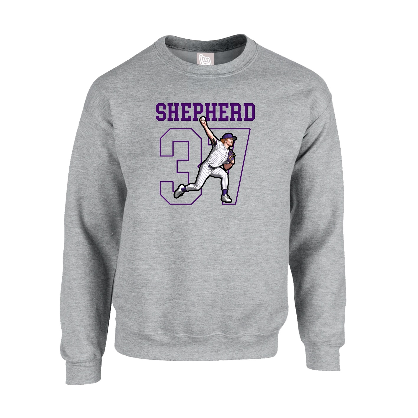 Fleece Crew — Shirsey in Grey