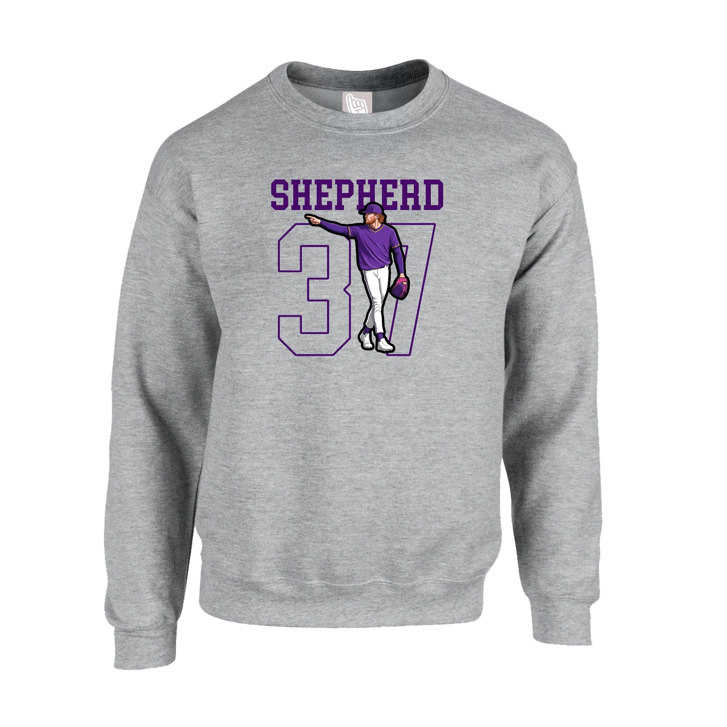 Fleece Crew — Shirsey in Grey