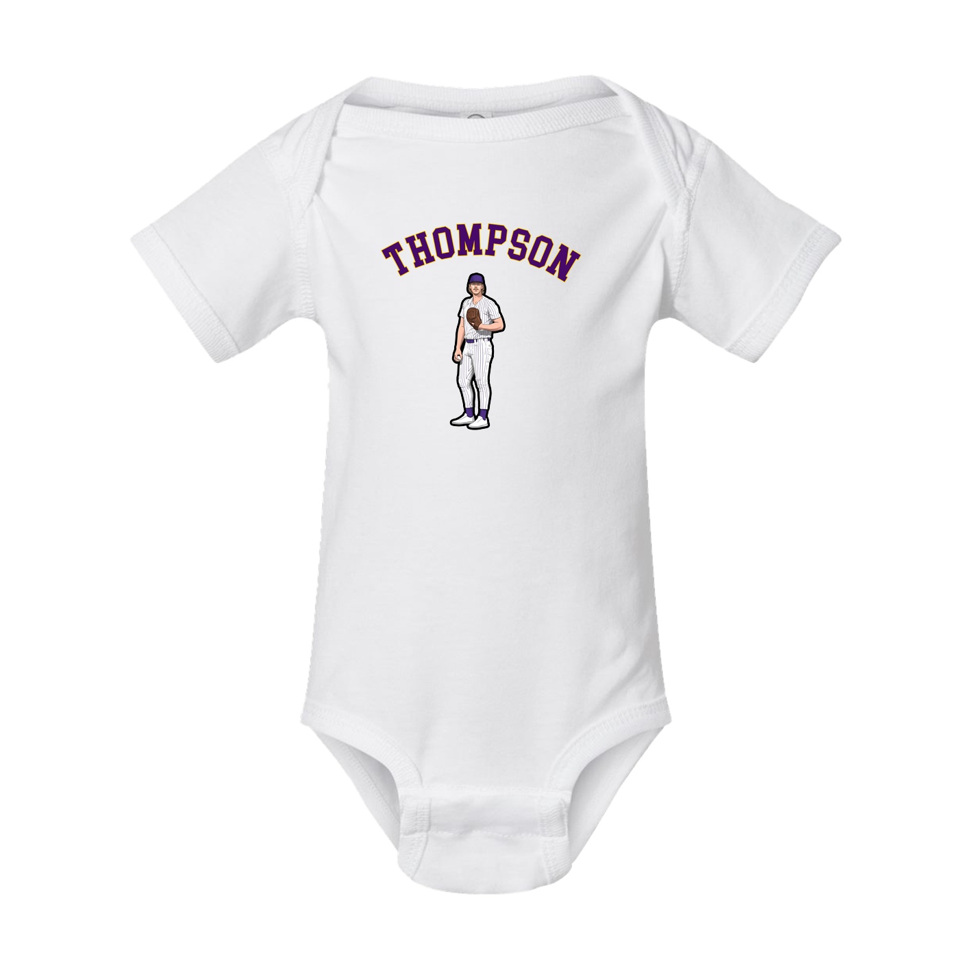 Baby Onesie — Shirsey Arch in White