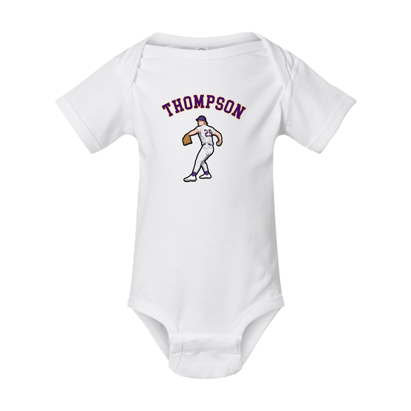 Baby Onesie — Shirsey Arch in White
