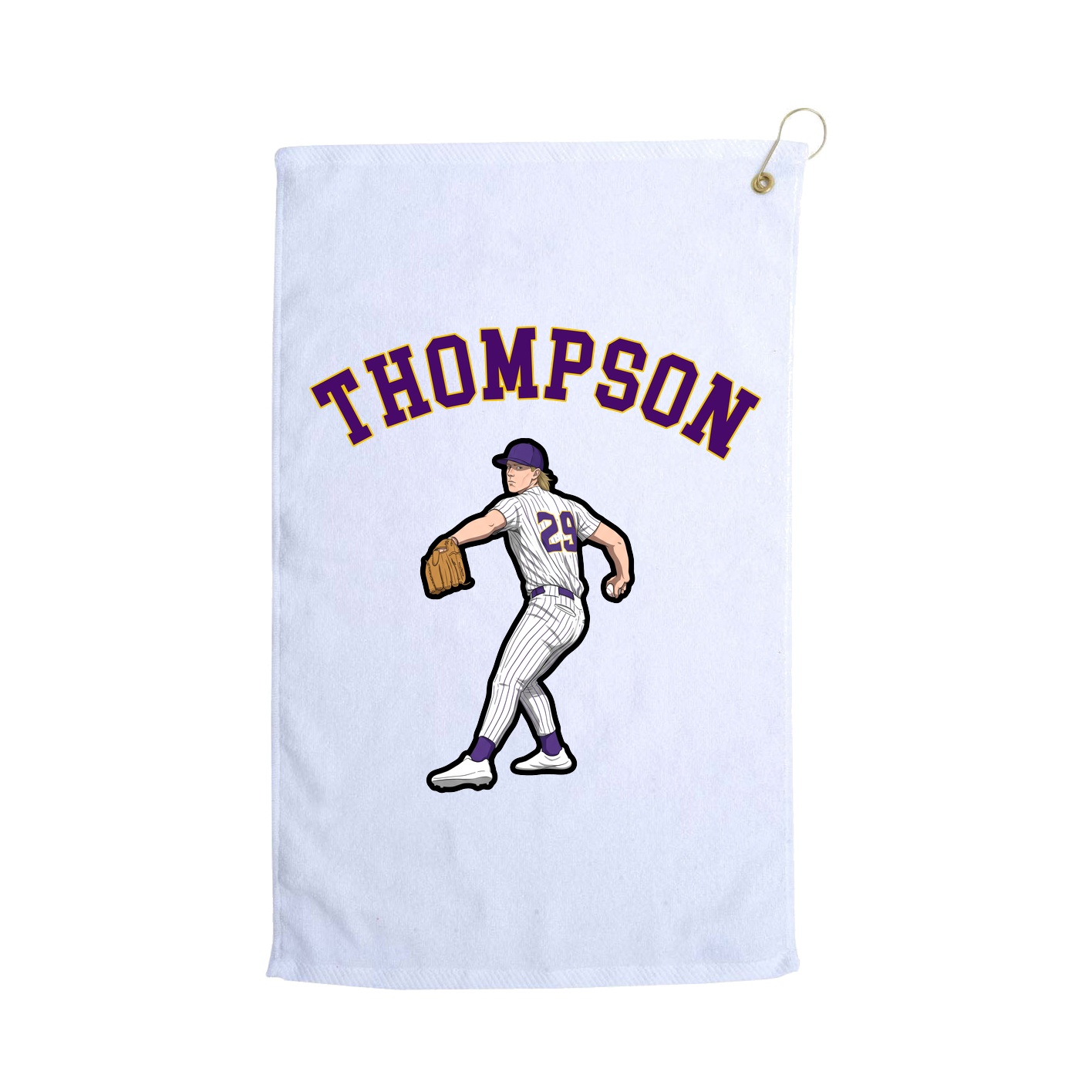 Golf Towel — Shirsey Arch in White