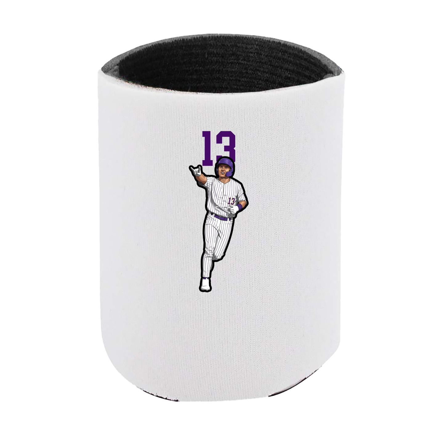 Can Holder — Number Top in White