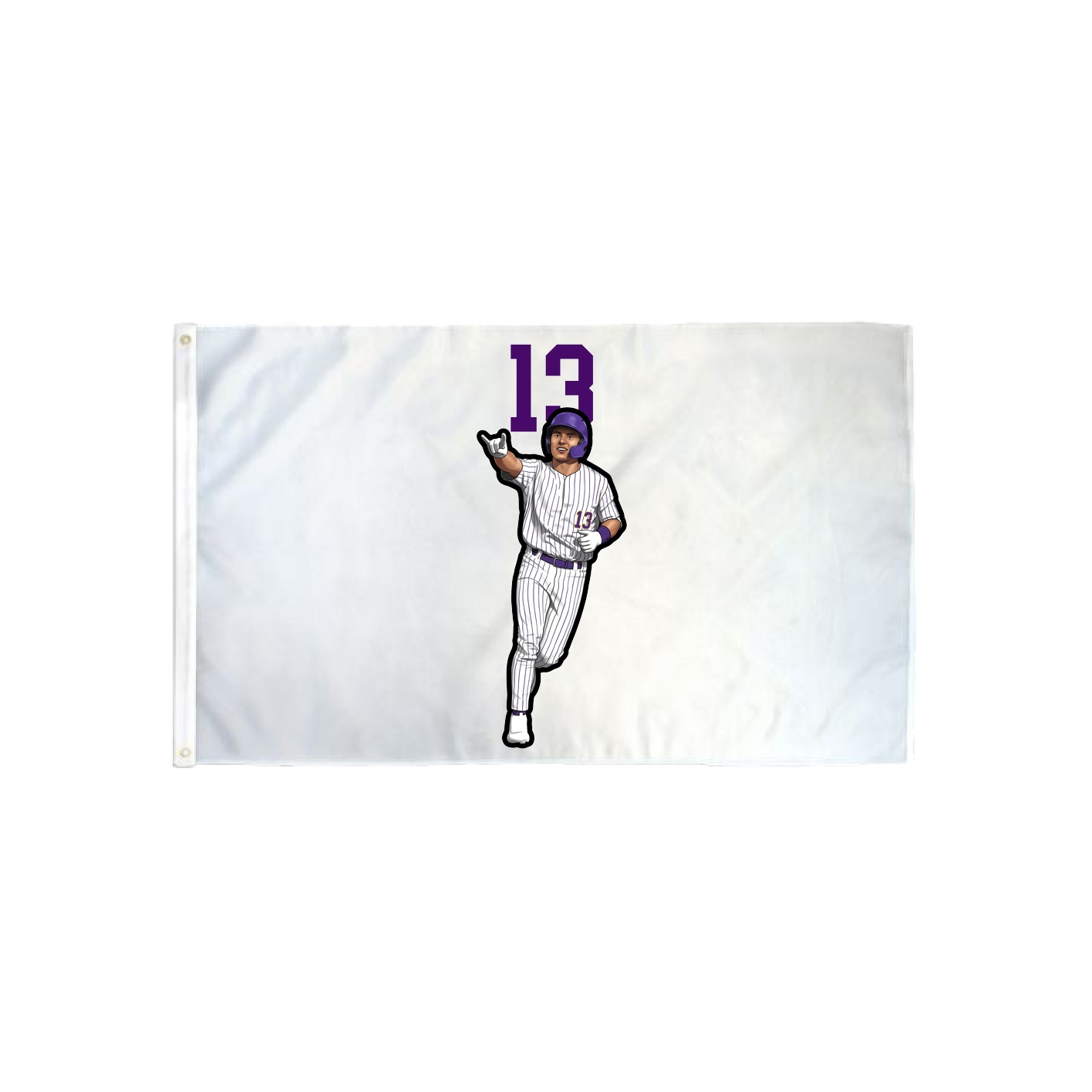3x5 Flag — Number Top in Classic
