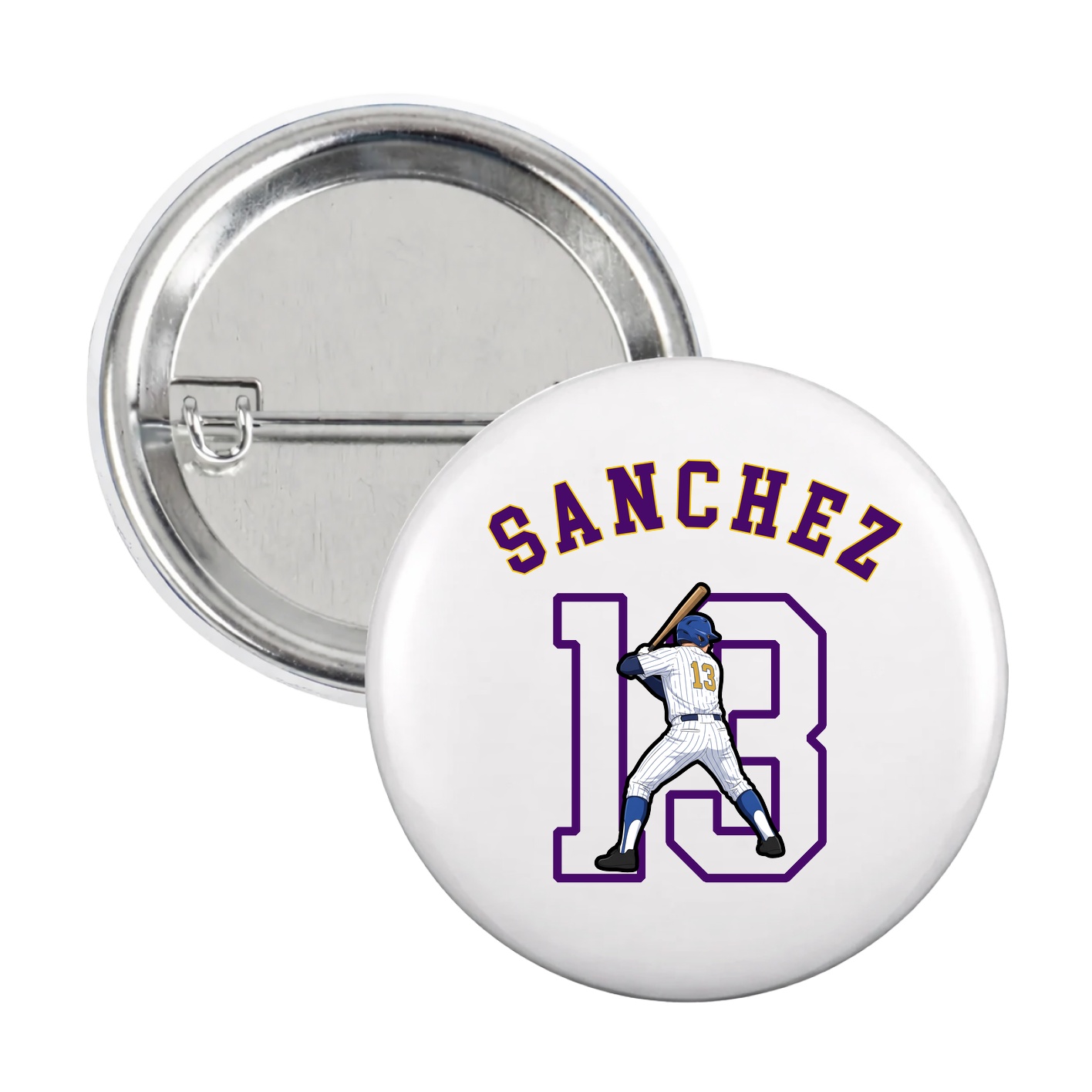 Game Day Button — Shirsey Arch in White