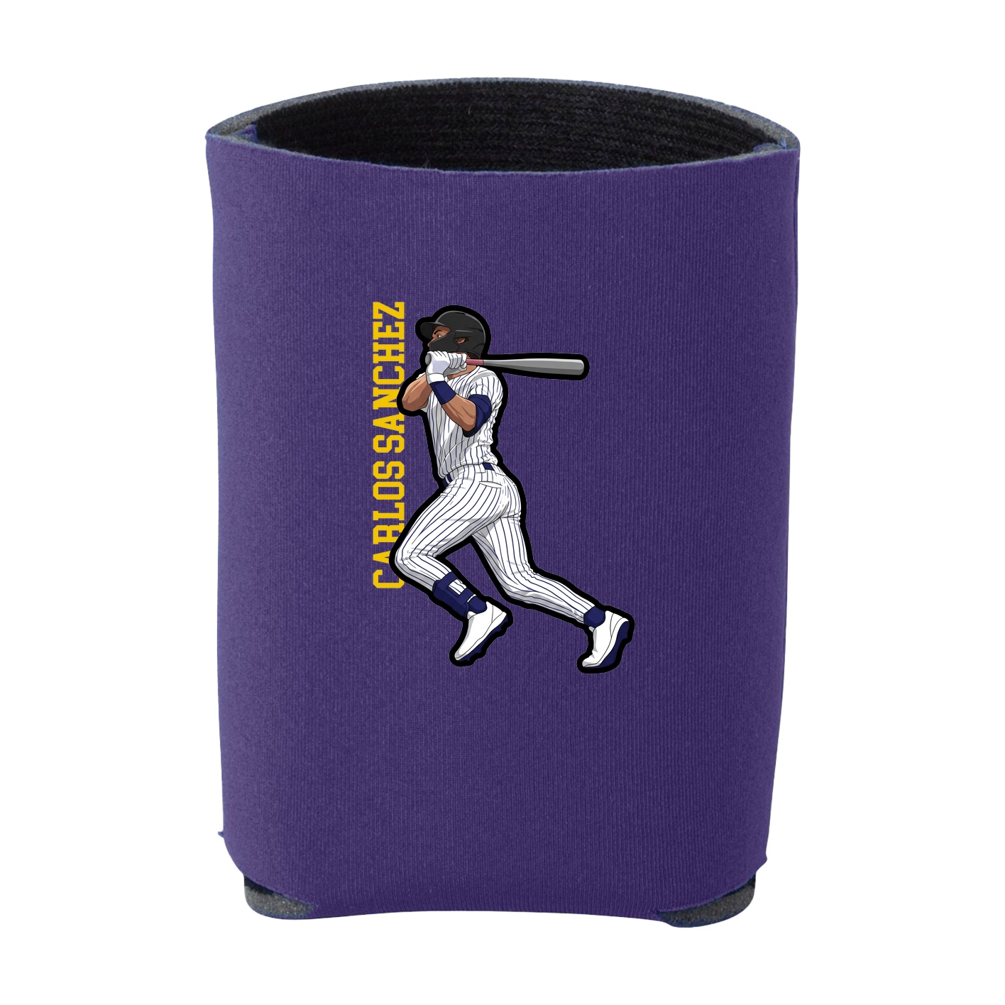 Can Holder — Name Vertical in Purple