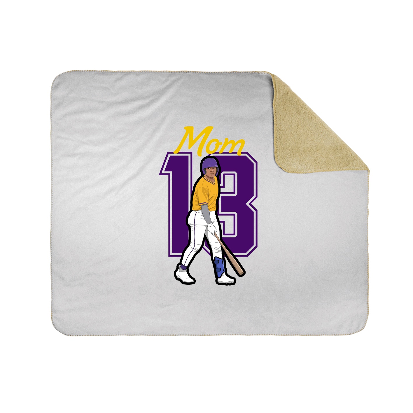 Throw Blanket — Mothers Day Shirsey in White