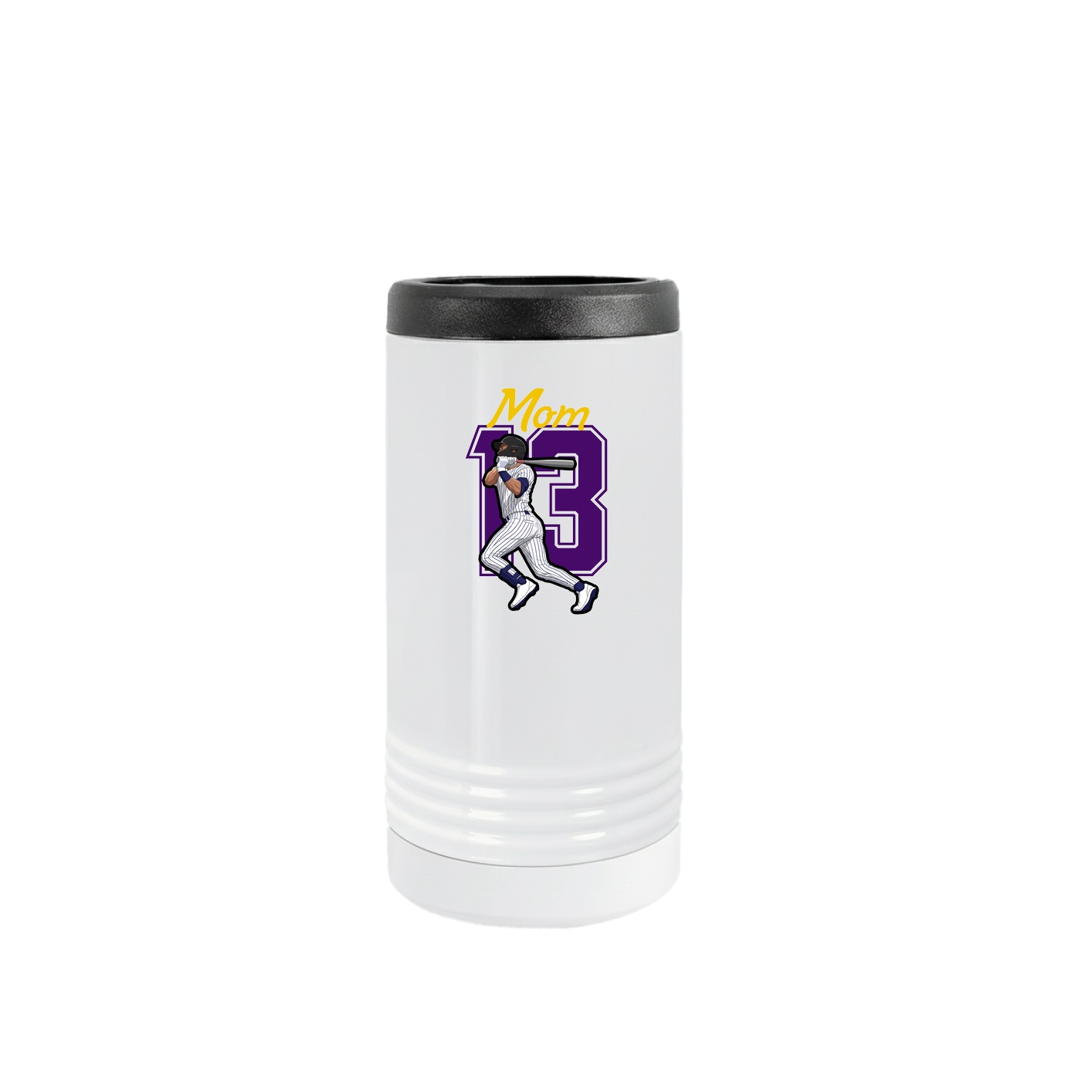 Slim Beverage Holder — Mothers Day Shirsey in White