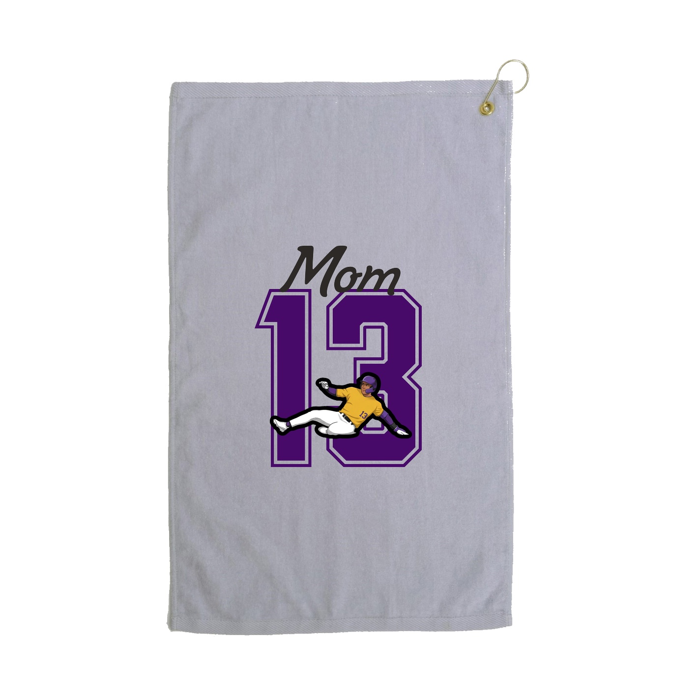Golf Towel — Mothers Day Shirsey in Grey