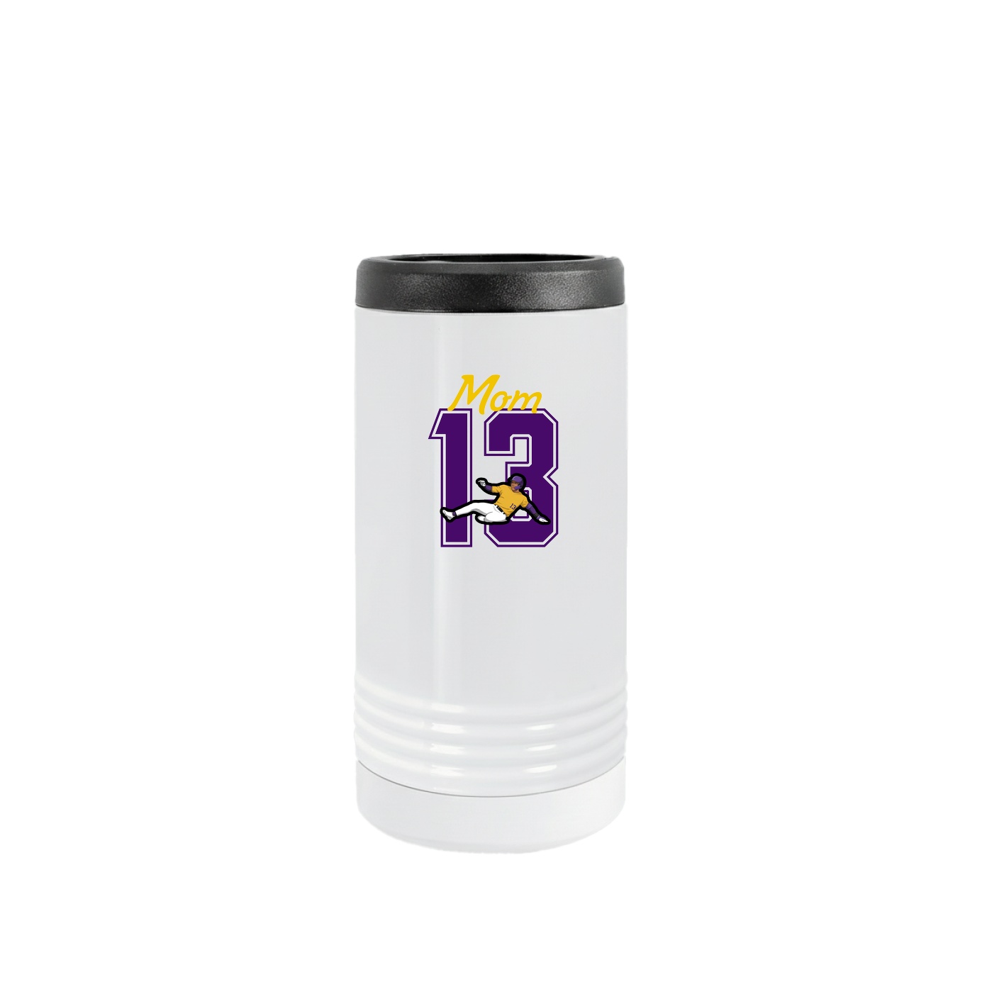 Slim Beverage Holder — Mothers Day Shirsey in White