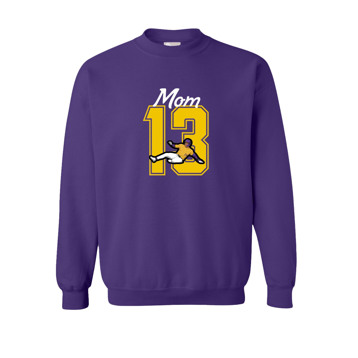 Fleece Crew — Mothers Day Shirsey in Purple