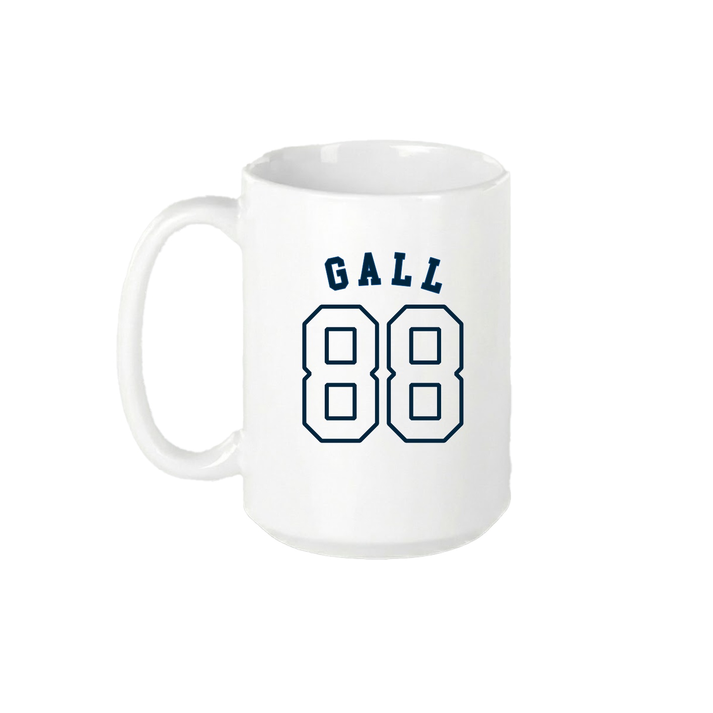 15oz Coffee Mug — Shirsey Arch in White