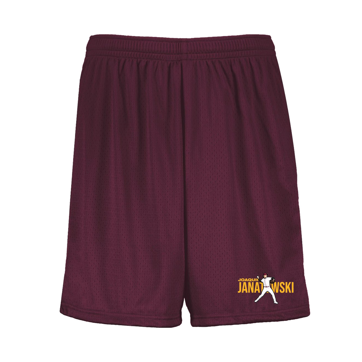 Shorts — Player Name in Maroon