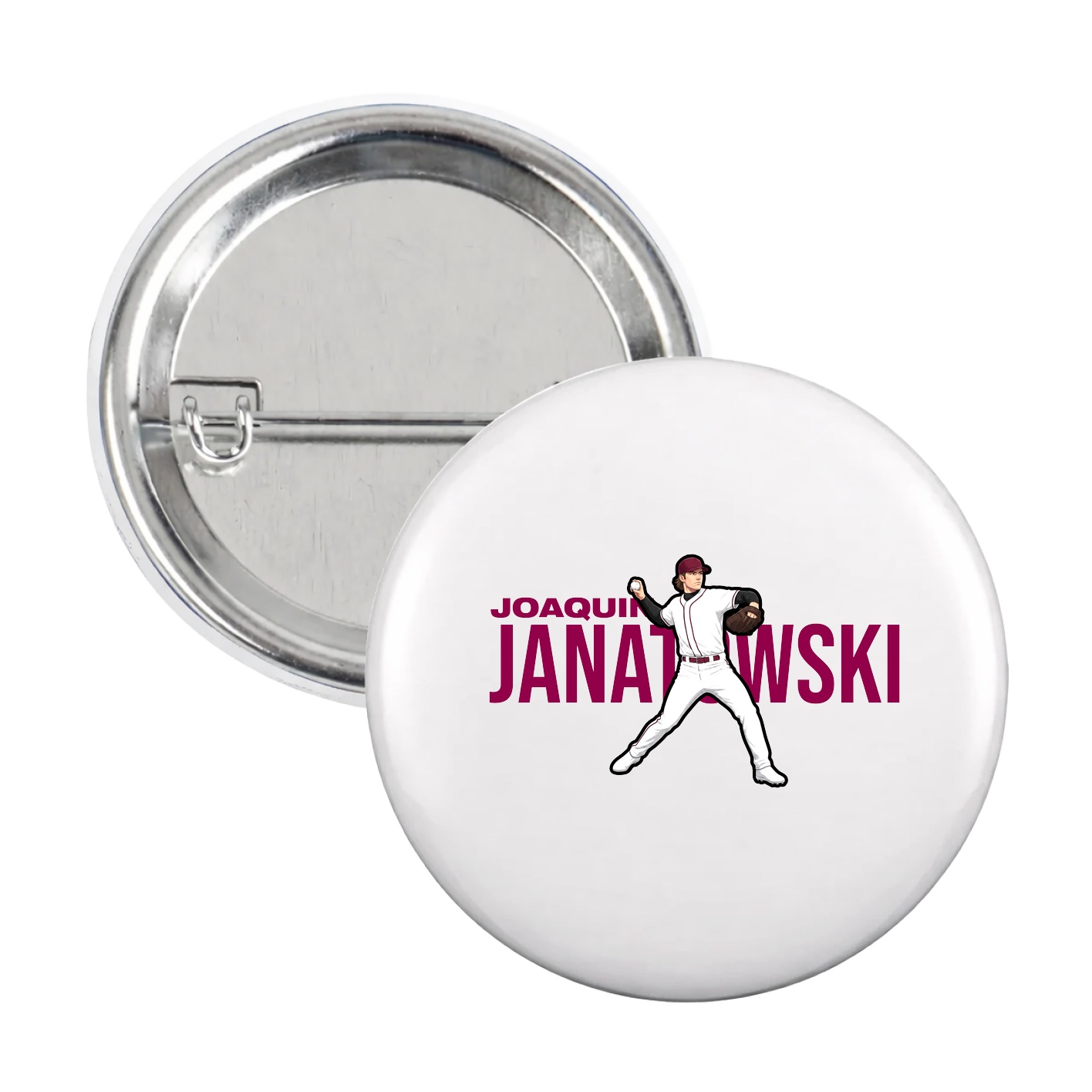 Game Day Button — Player Name in White
