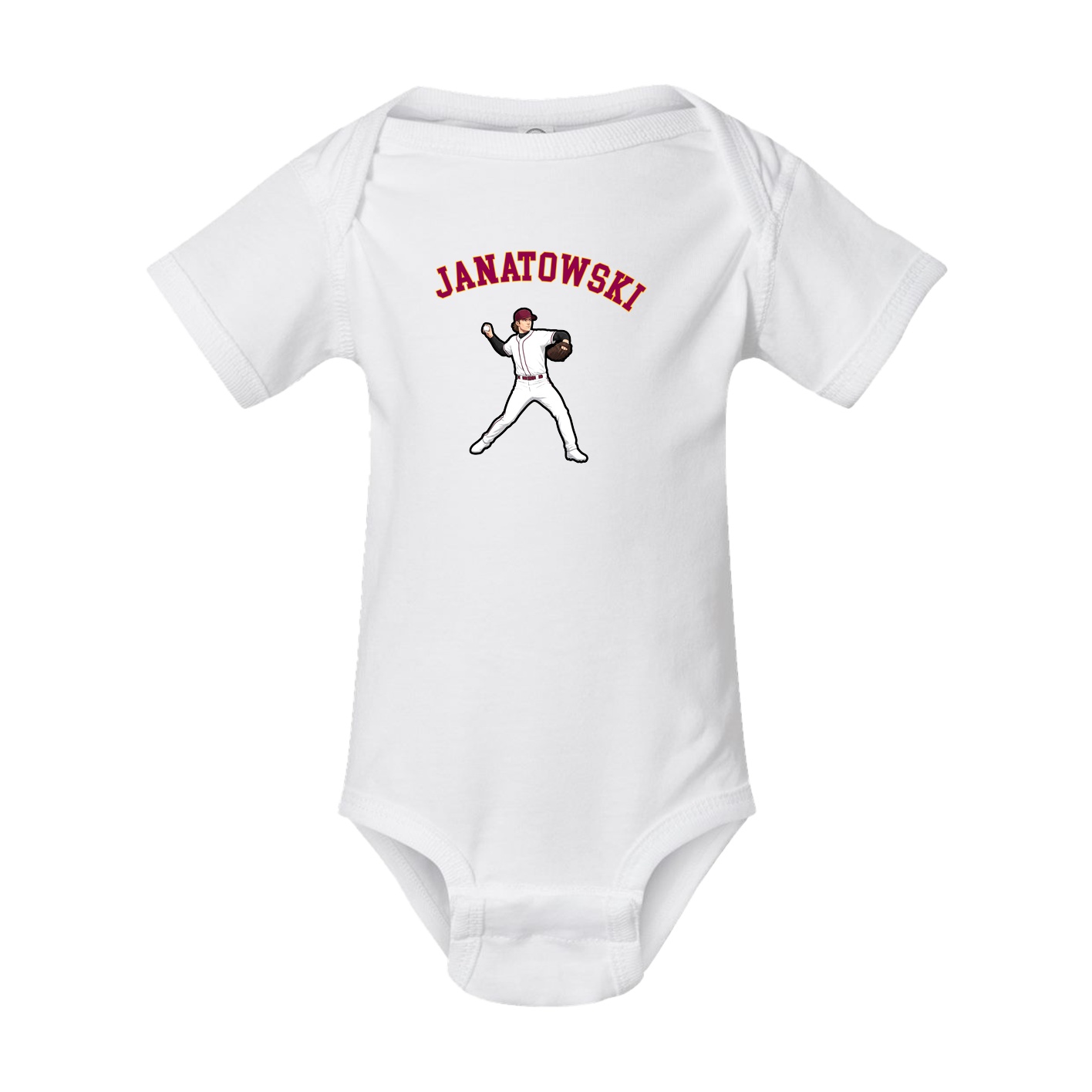Baby Onesie — Shirsey Arch in White