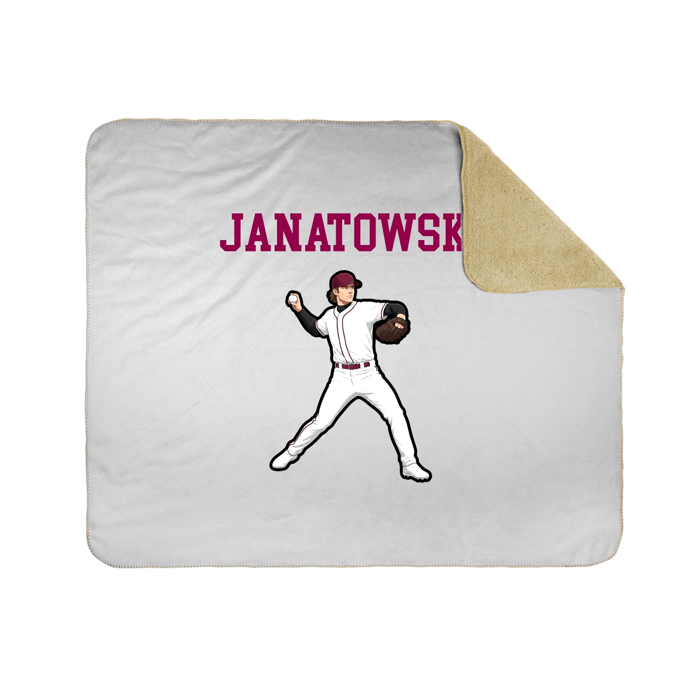 Throw Blanket — Shirsey in White