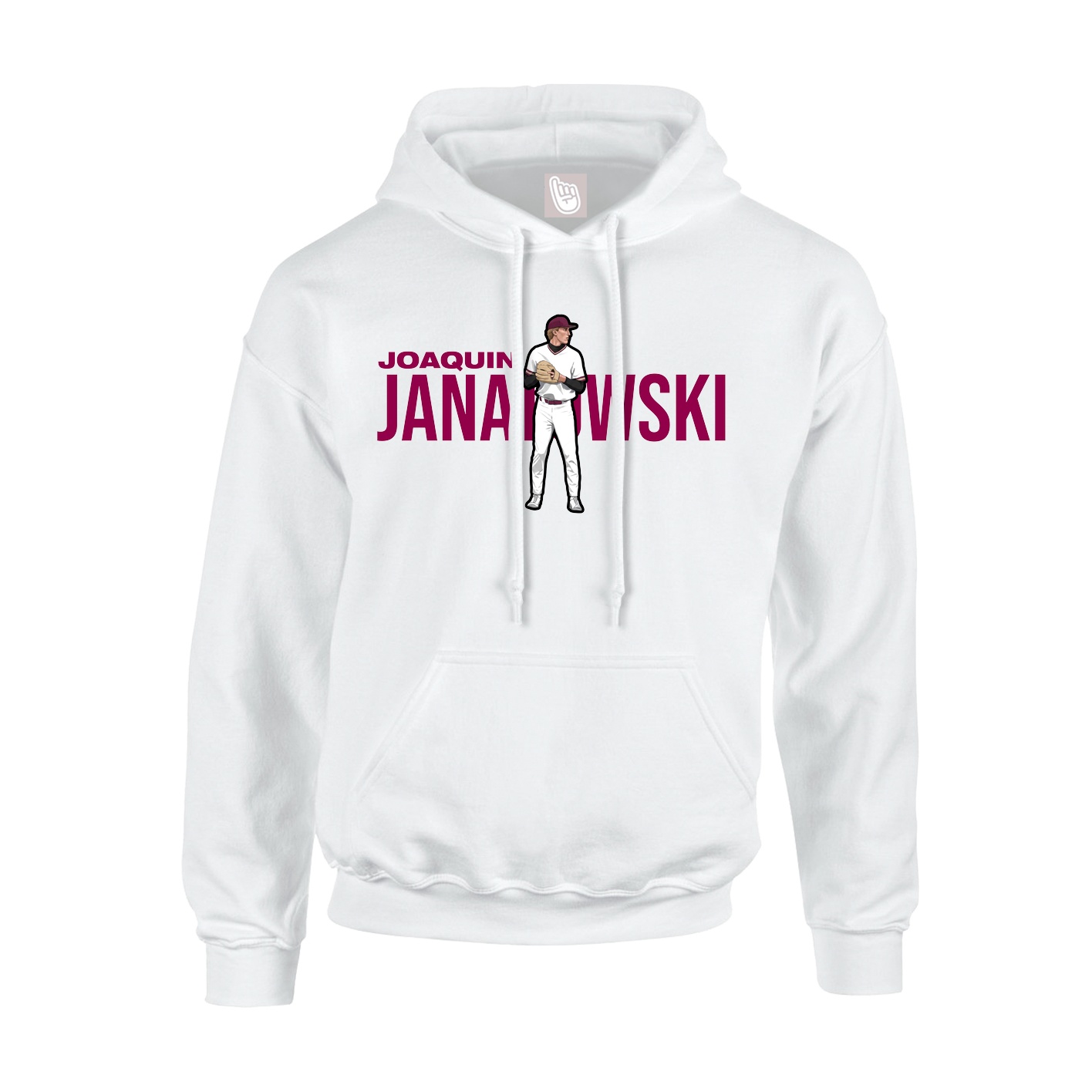 Hoodie — Player Name in White