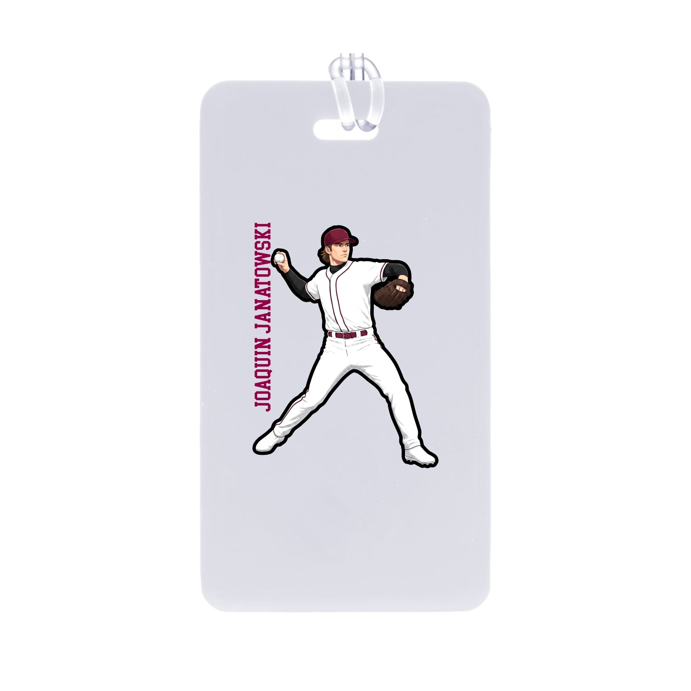 Bag Tag — Name Vertical in Classic