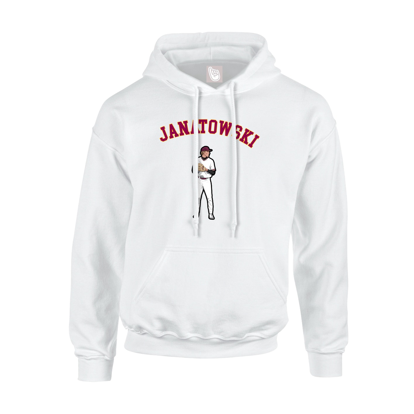 Hoodie — Shirsey Arch in White