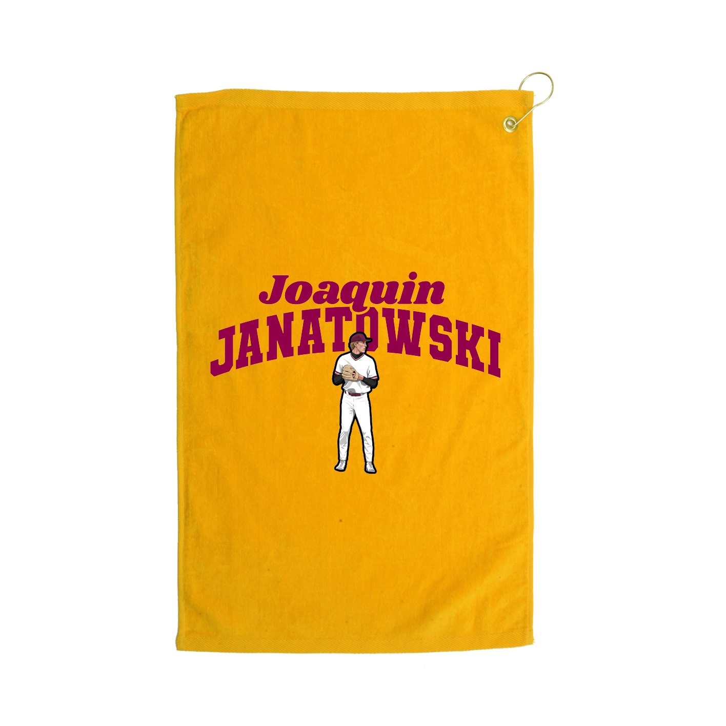Golf Towel — Signature Arch in Gold