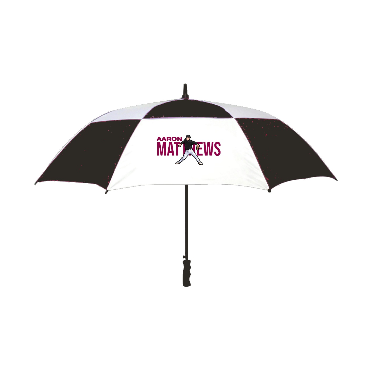 Golf Umbrella — Player Name in Black