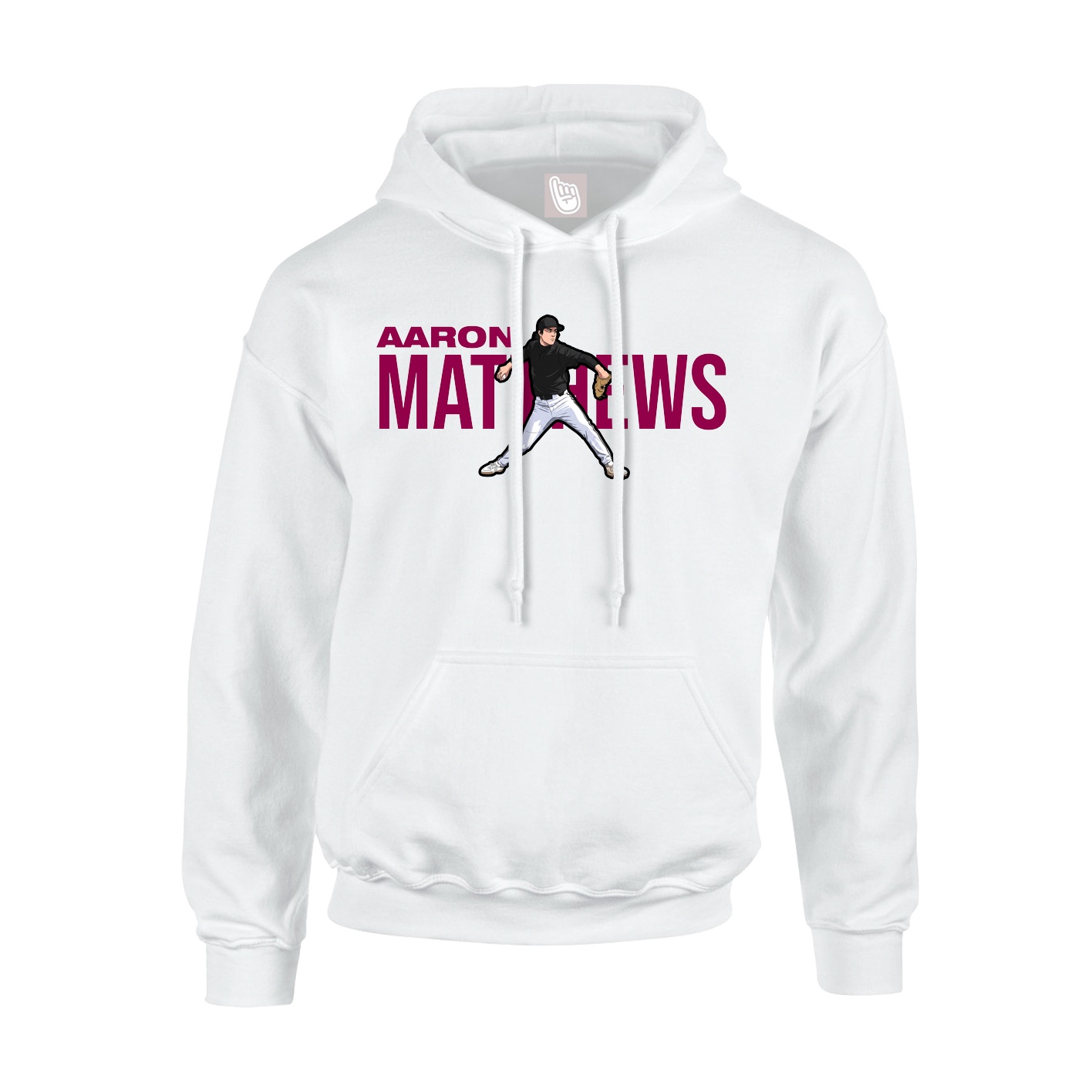 Hoodie — Player Name in White