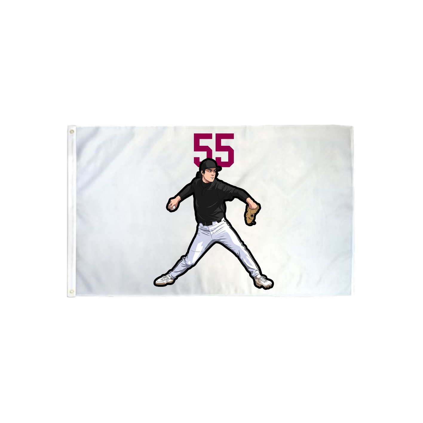 3x5 Flag — Number Top in Classic