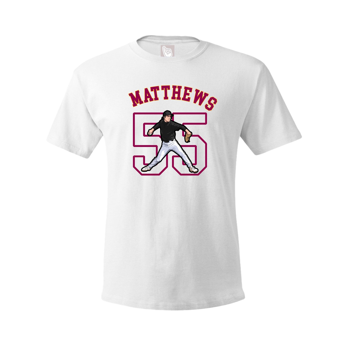 Youth Tee — Shirsey Arch in White