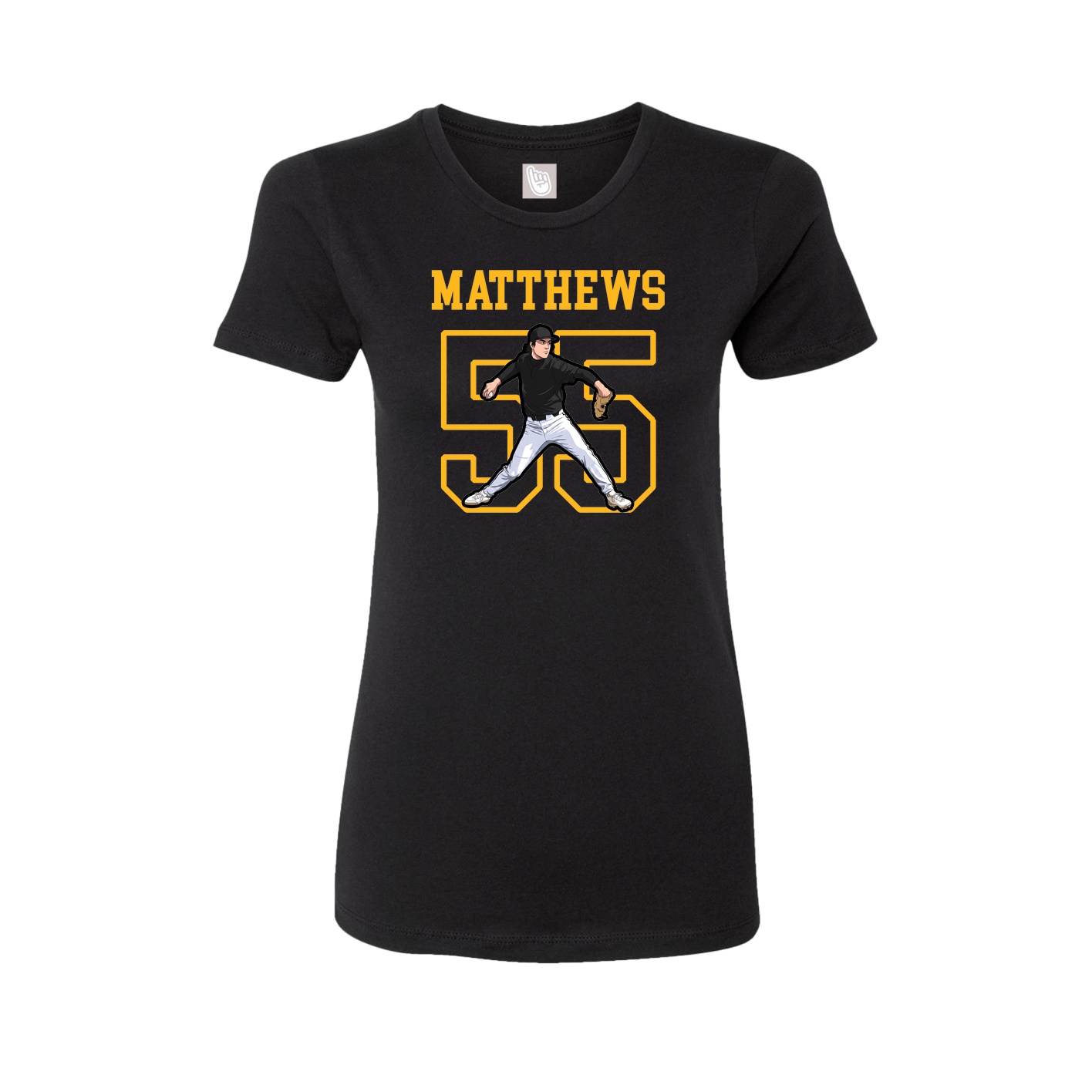 Fitted Women's Tee — Shirsey in Black
