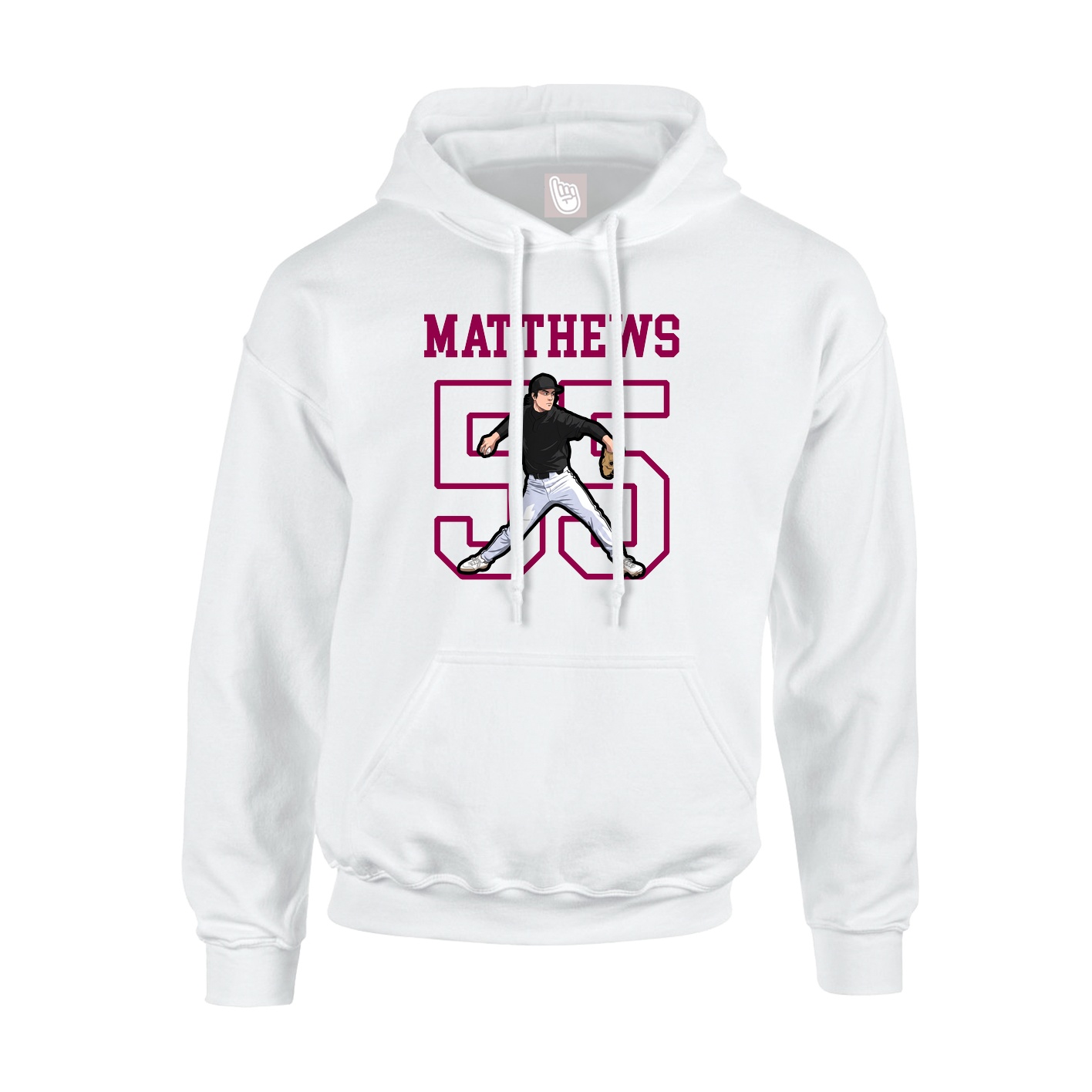 Youth Hoodie — Shirsey in White