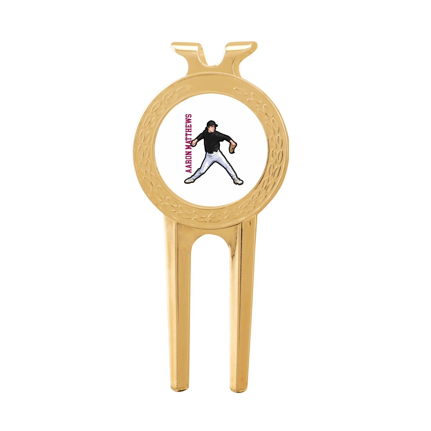Divot Tool with Ball Marker — Name Vertical in Classic