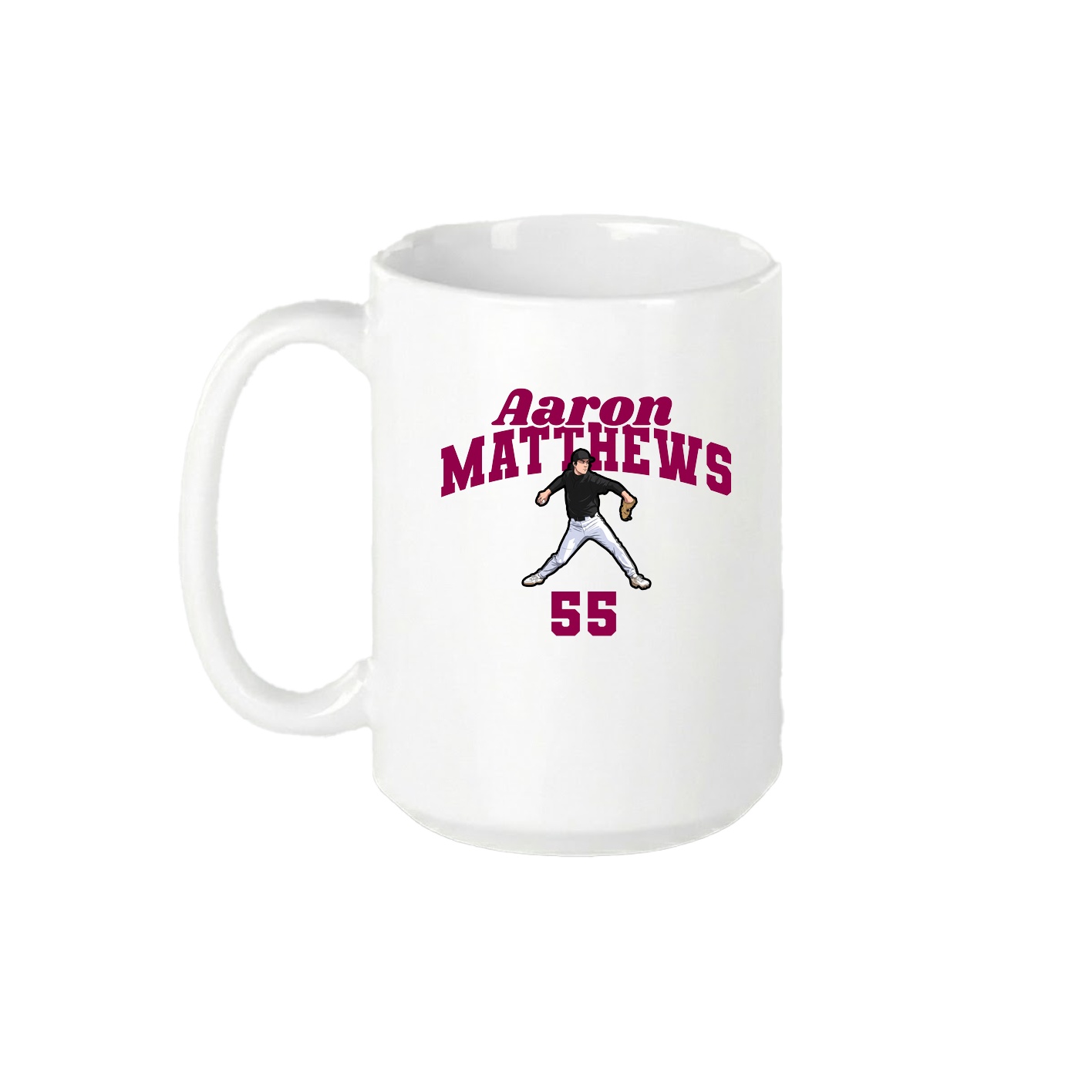 15oz Coffee Mug — Signature Arch in White