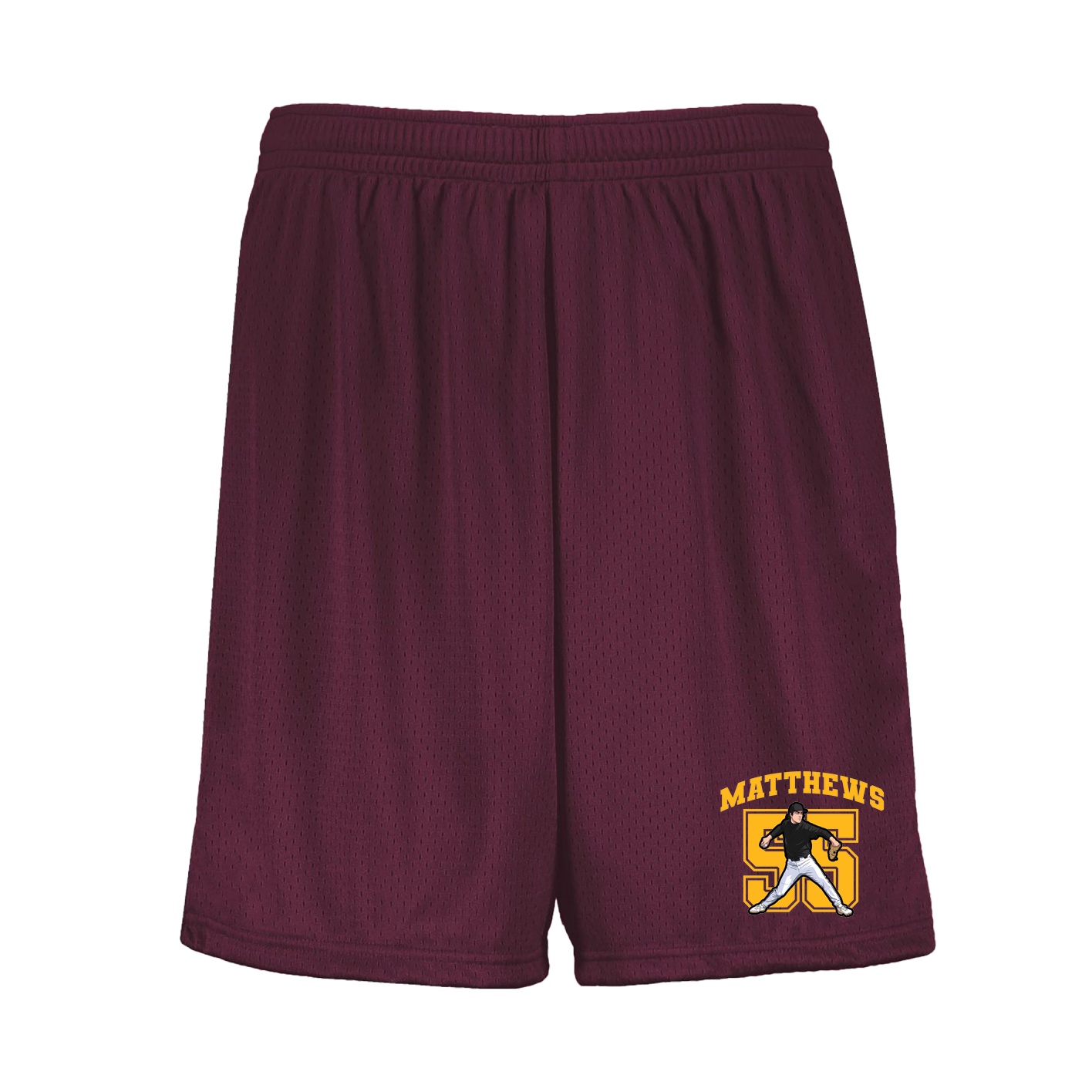 Shorts — Number in Maroon