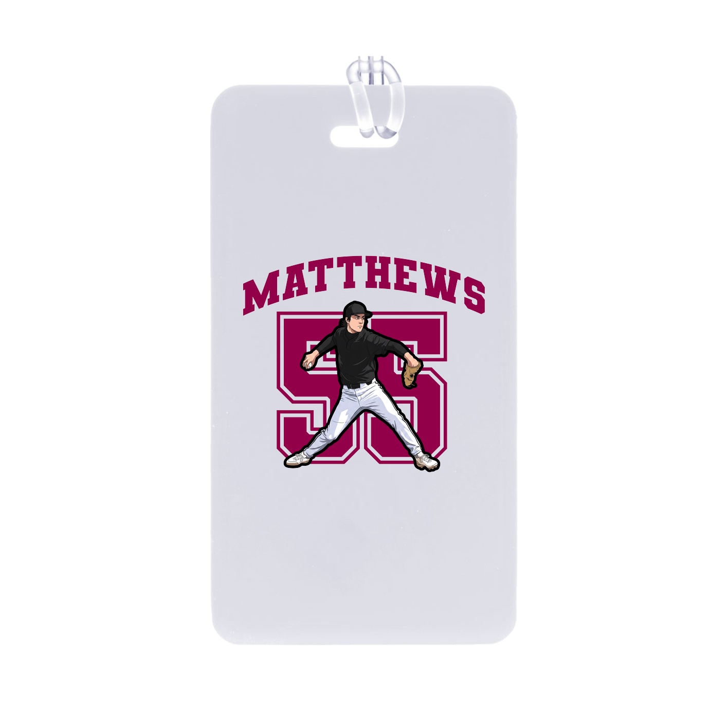Bag Tag — Number in Classic