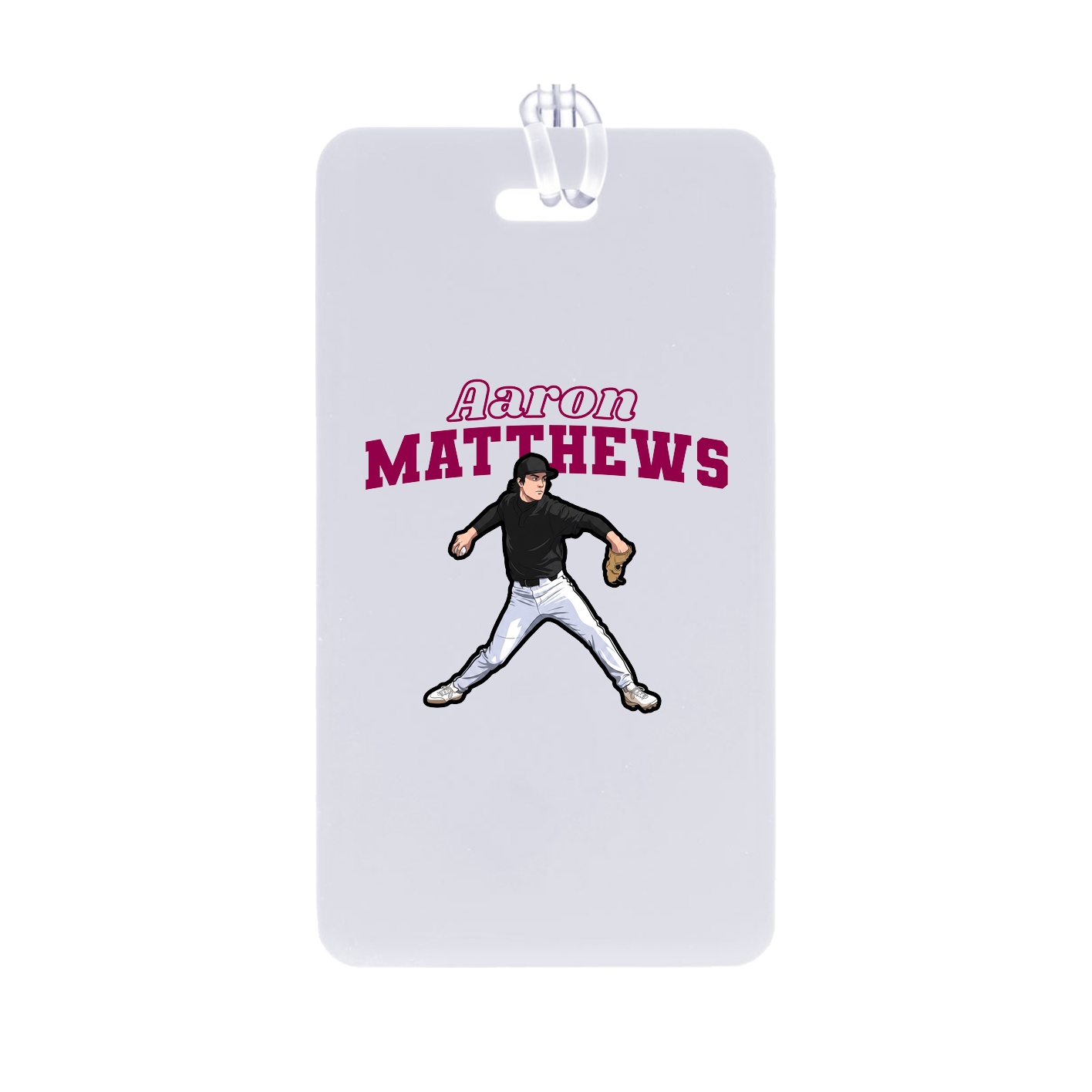 Bag Tag — Name Arch in Classic